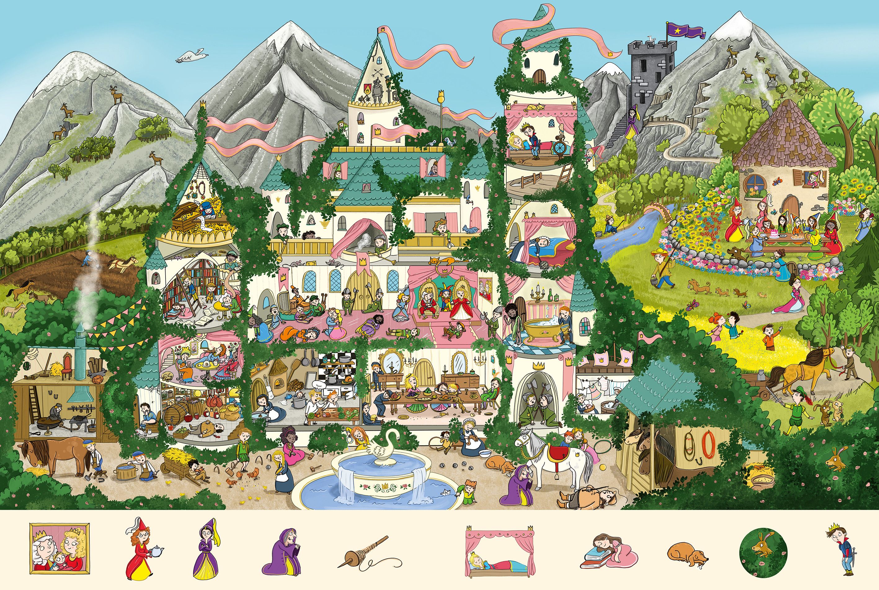 The Most Beautiful Hidden Picture Fairytales of the Brothers Grimm