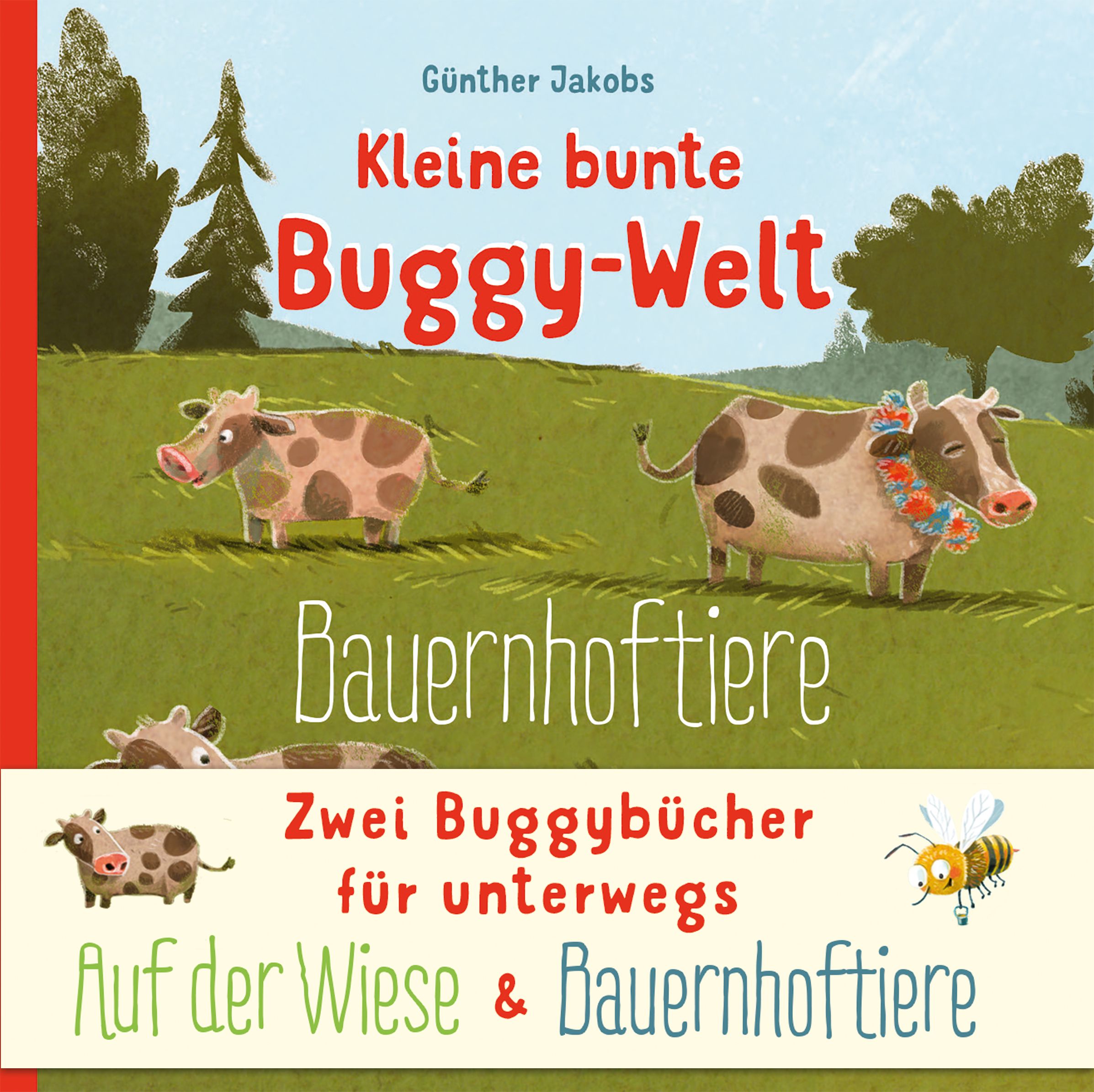 Kleine bunte Buggy-Welt - Auf der Wiese & Bauernhoftiere