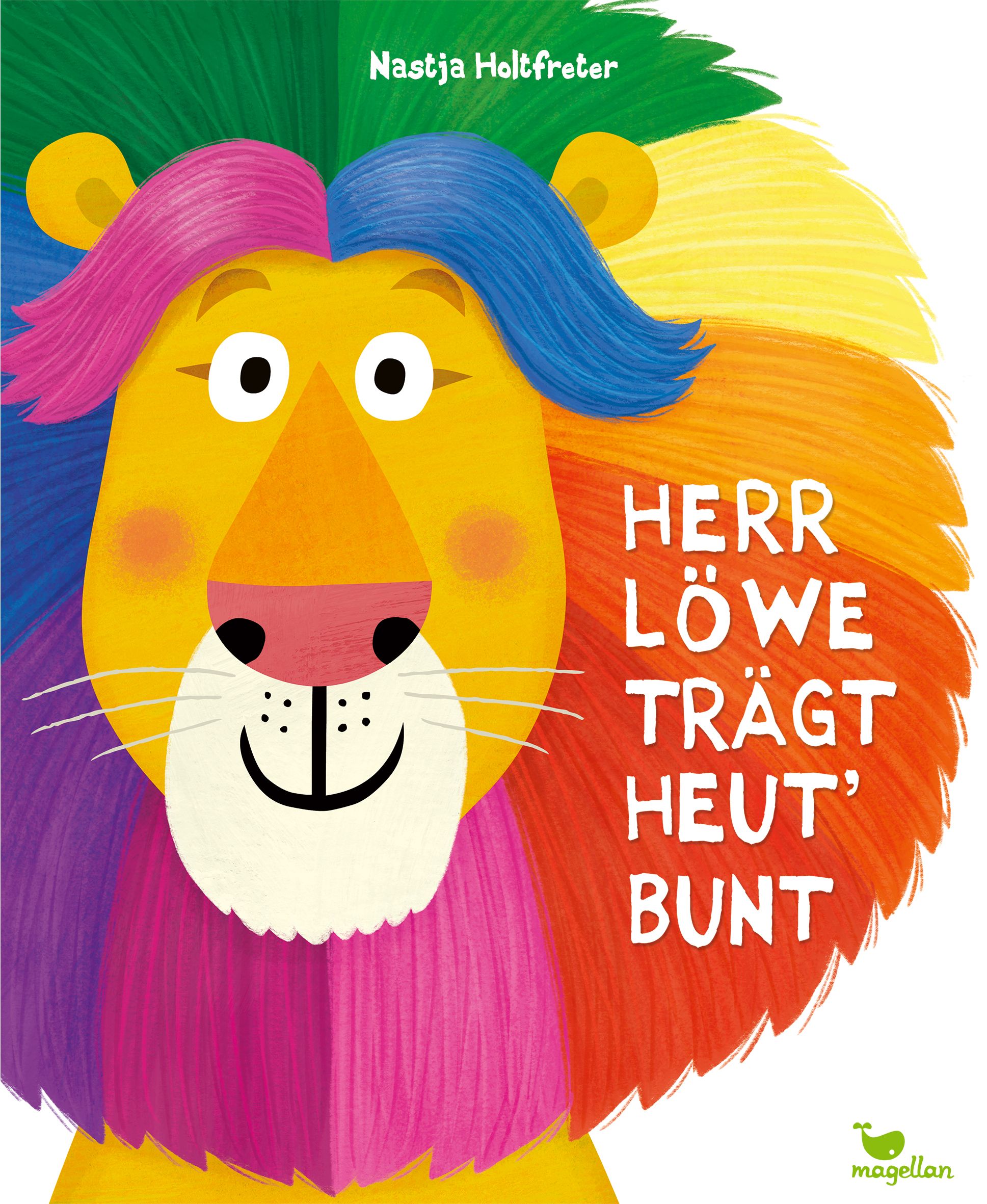 Herr Löwe trägt heut' bunt