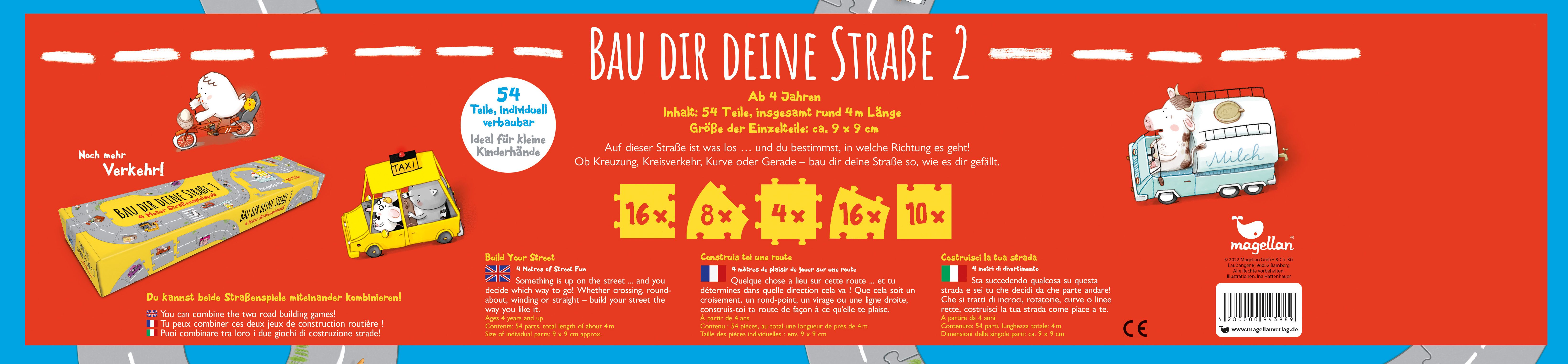 Bau dir deine Straße 2 - 4 Meter Straßenspielspaß