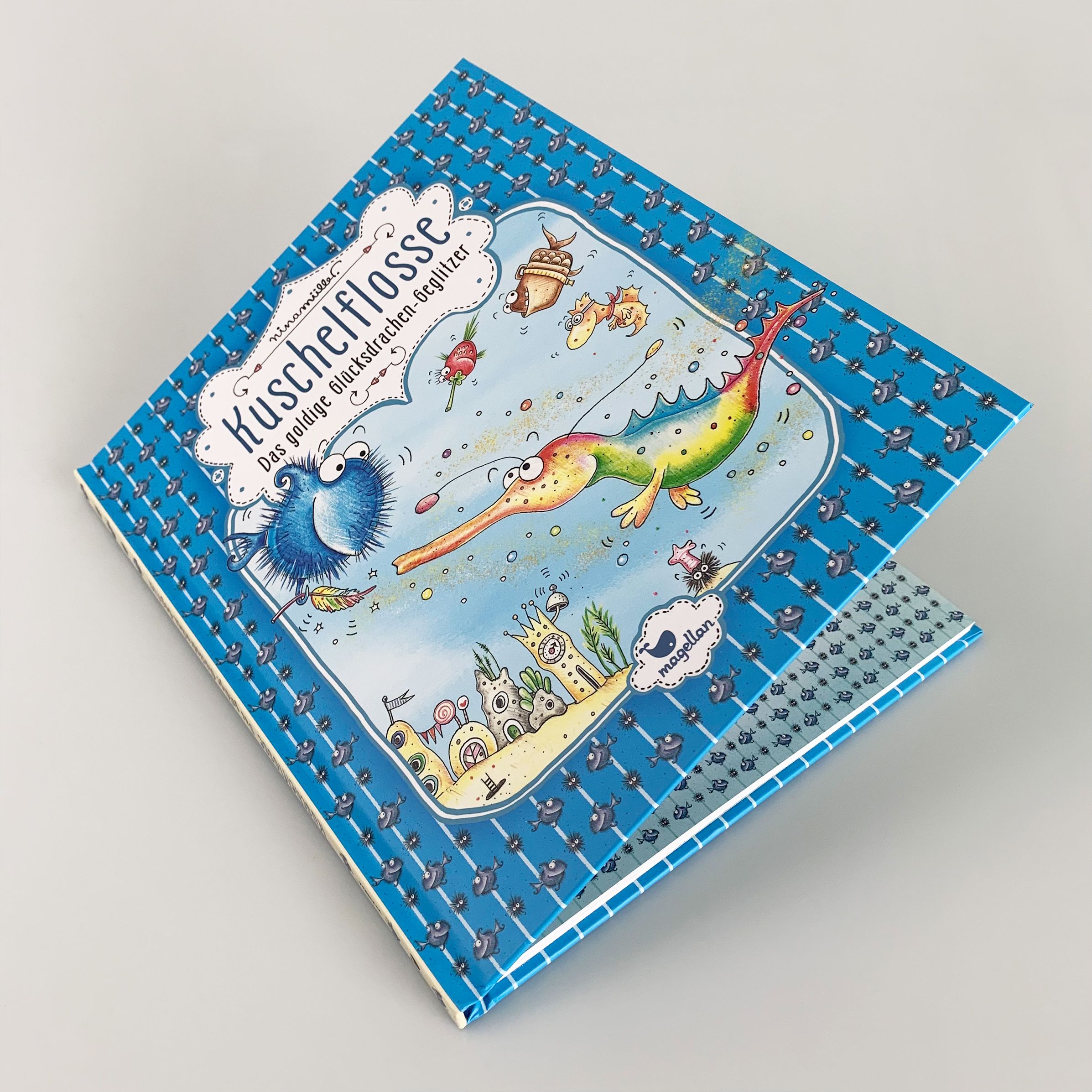 Kuschelflosse - Das goldige Glücksdrachen-Geglitzer