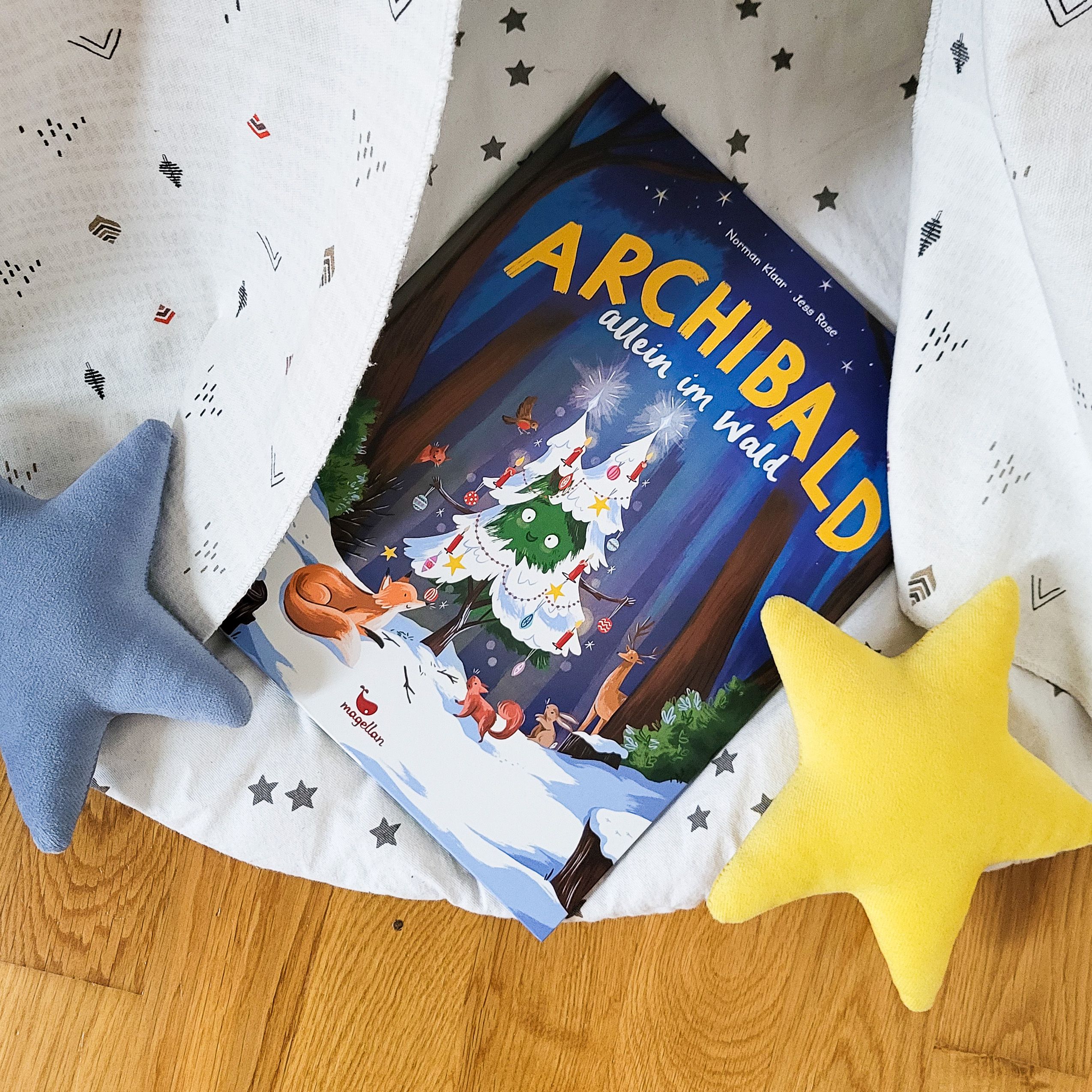 Archibald allein im Wald