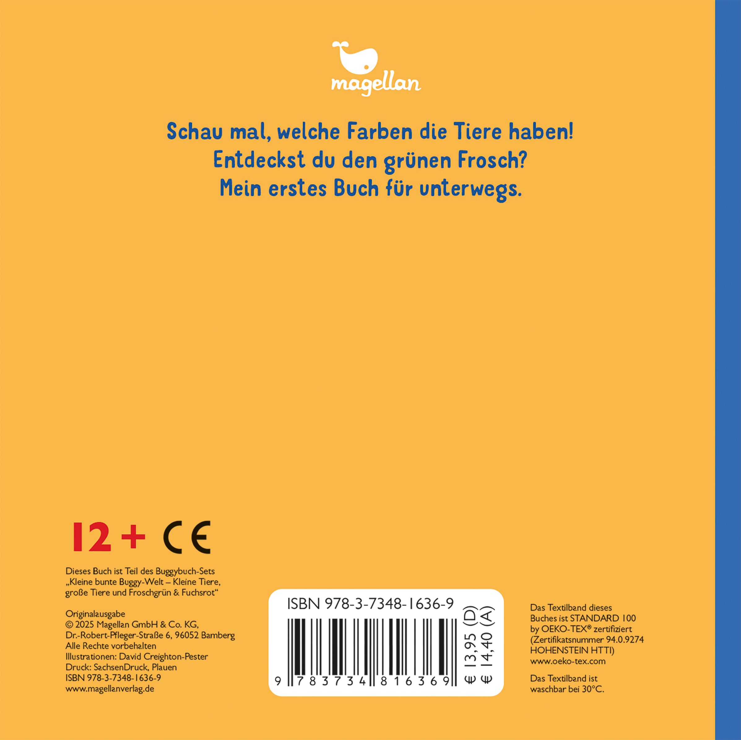 Kleine bunte Buggy-Welt - Kleine Tiere, Große Tiere & Froschgrün & Fuchsrot