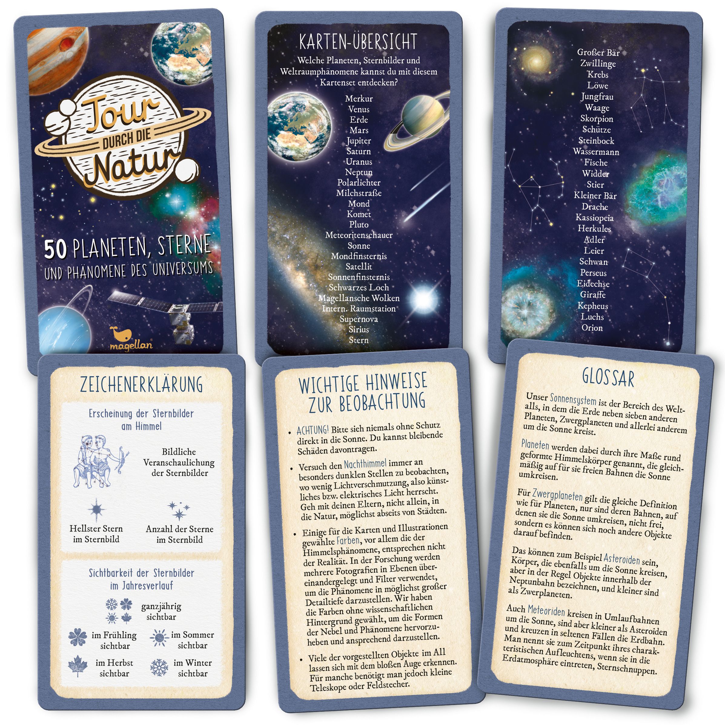 Tour durch die Natur - 50 Planeten, Sterne und Phänomene des Universums