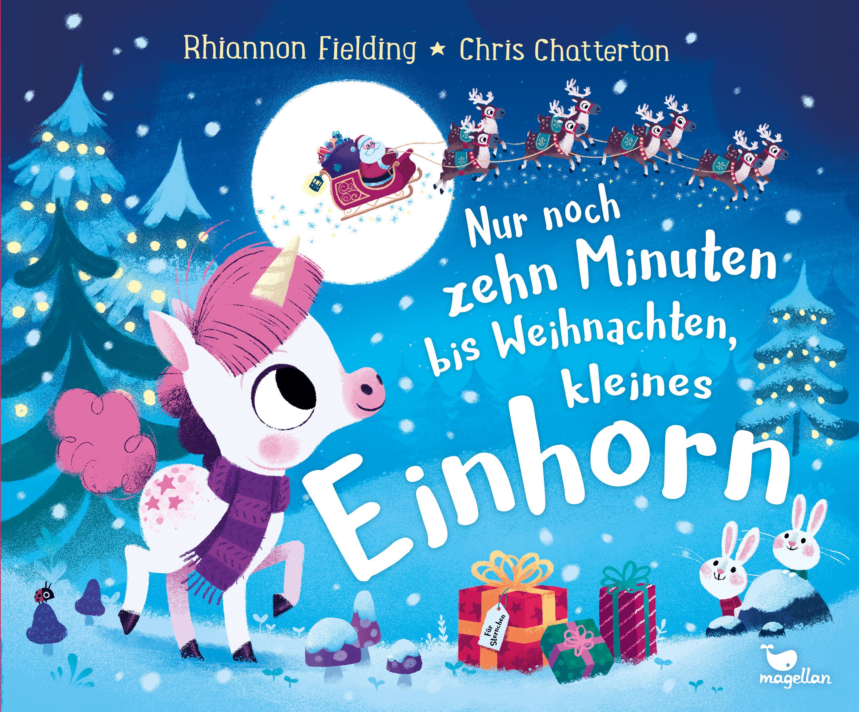 Nur noch zehn Minuten bis Weihnachten, kleines Einhorn