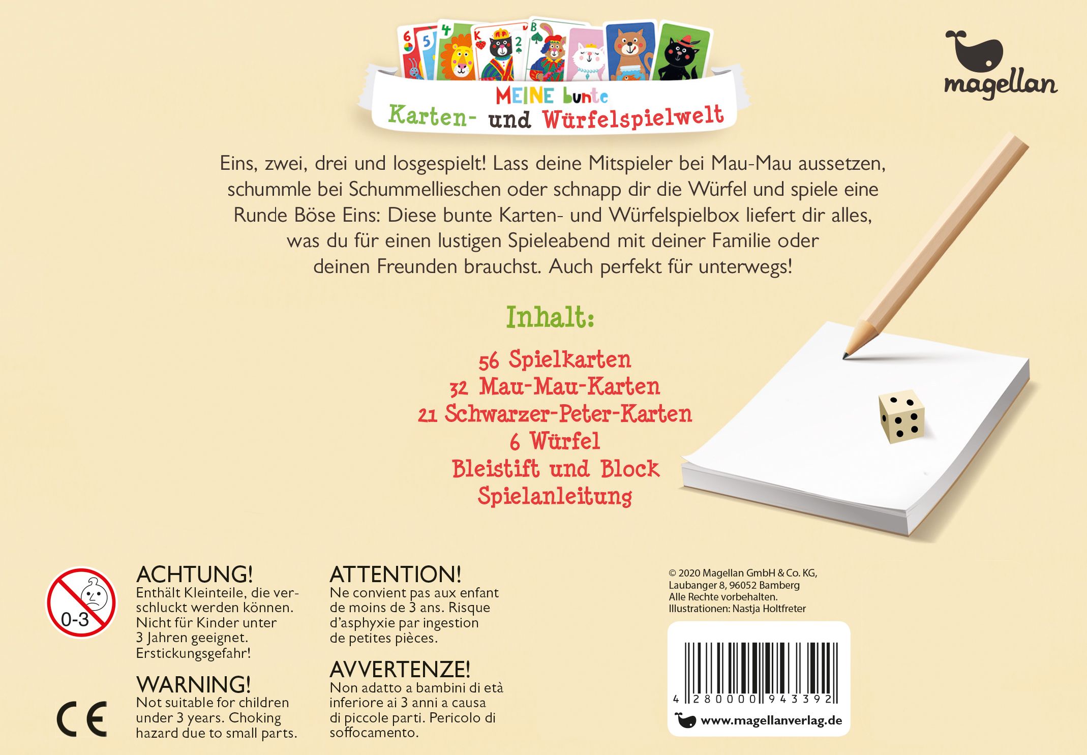 Meine bunte Karten- und Würfelspielwelt