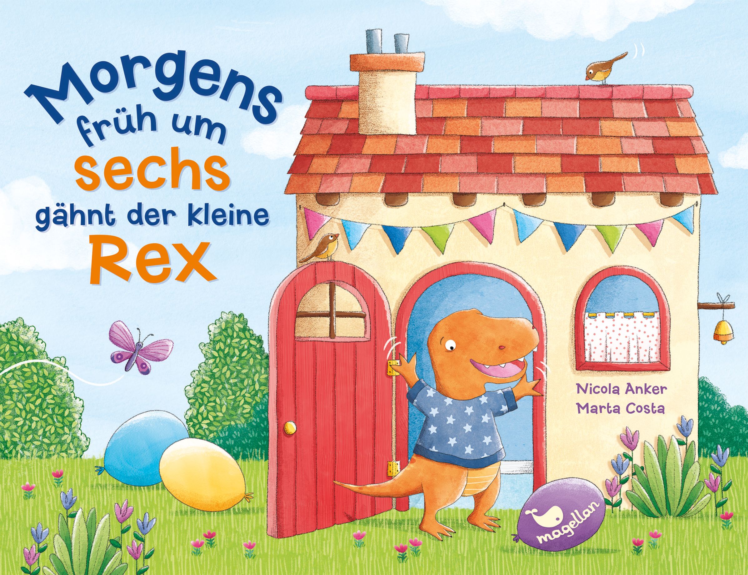 Morgens früh um sechs gähnt der kleine Rex