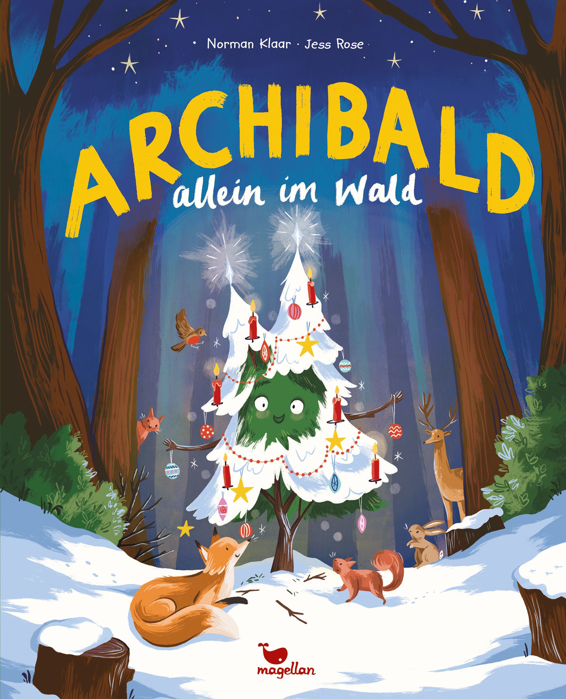 Archibald allein im Wald