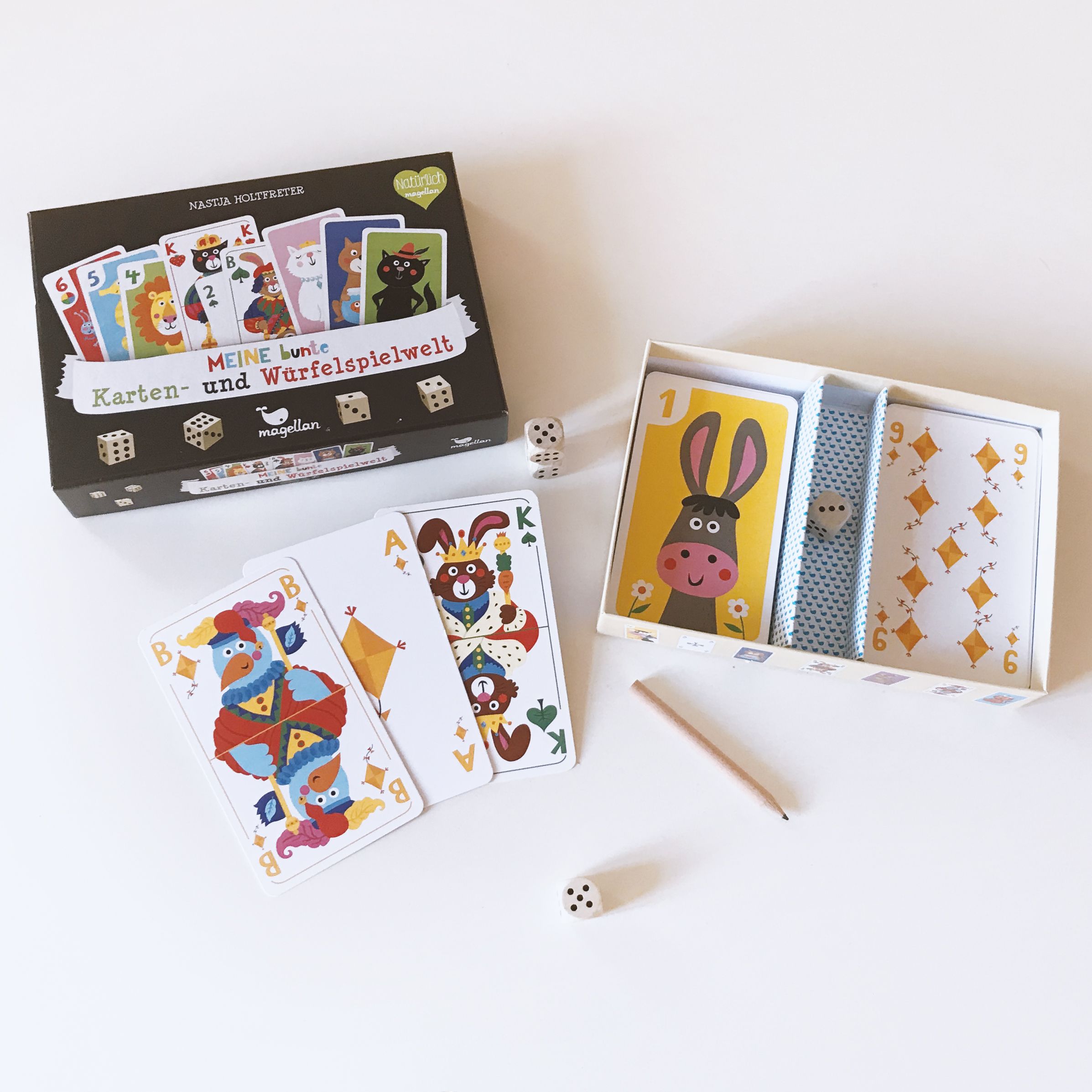 Meine bunte Karten- und Würfelspielwelt