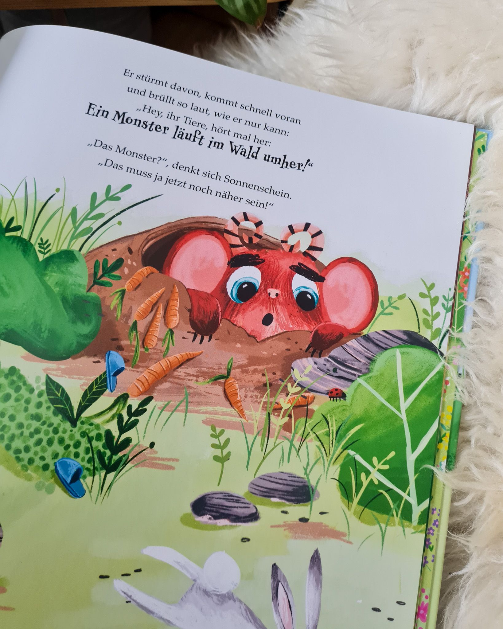Monster Sonnenschein fänd' Freunde fein