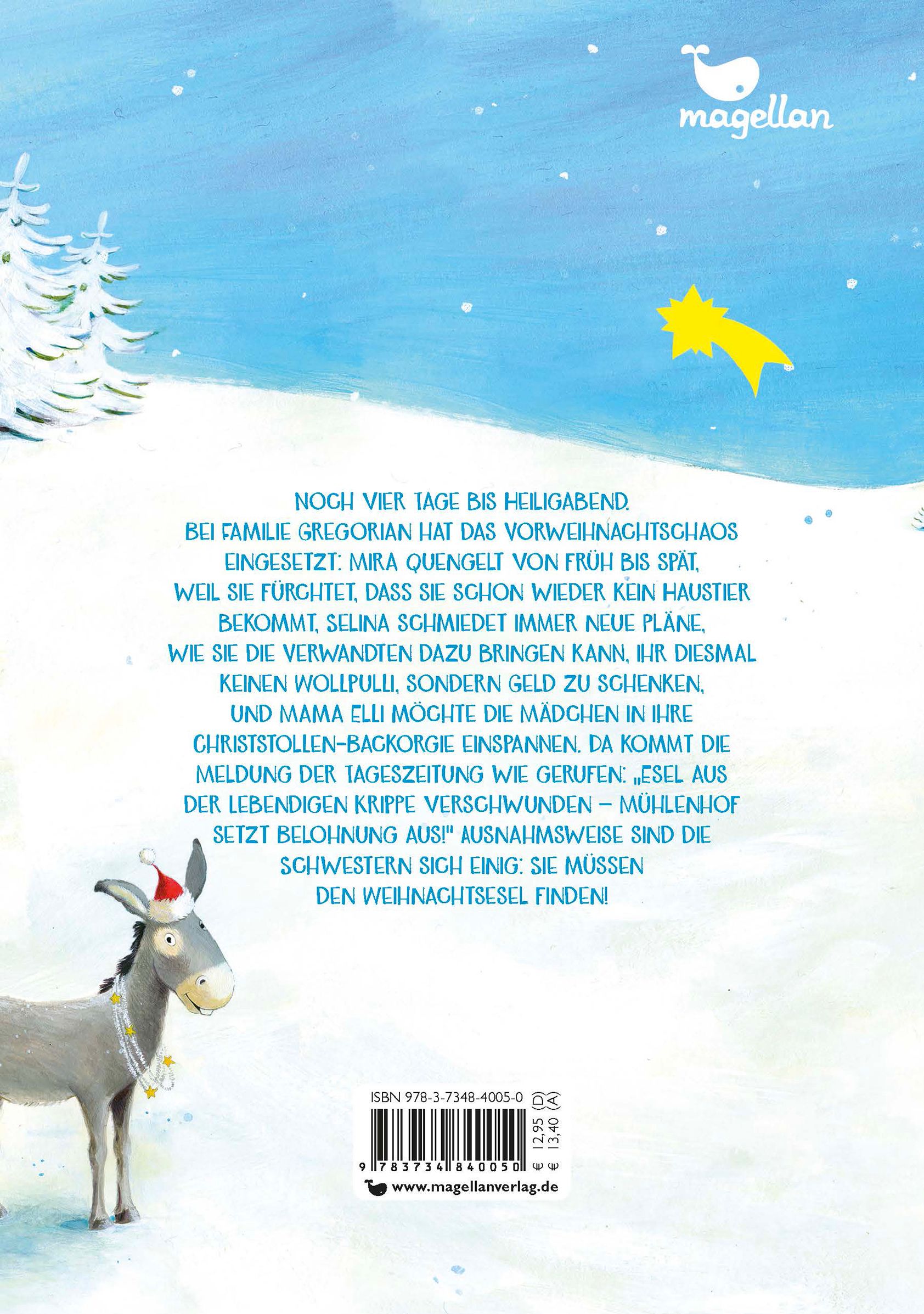 Der ausgebüxte Weihnachtsesel
