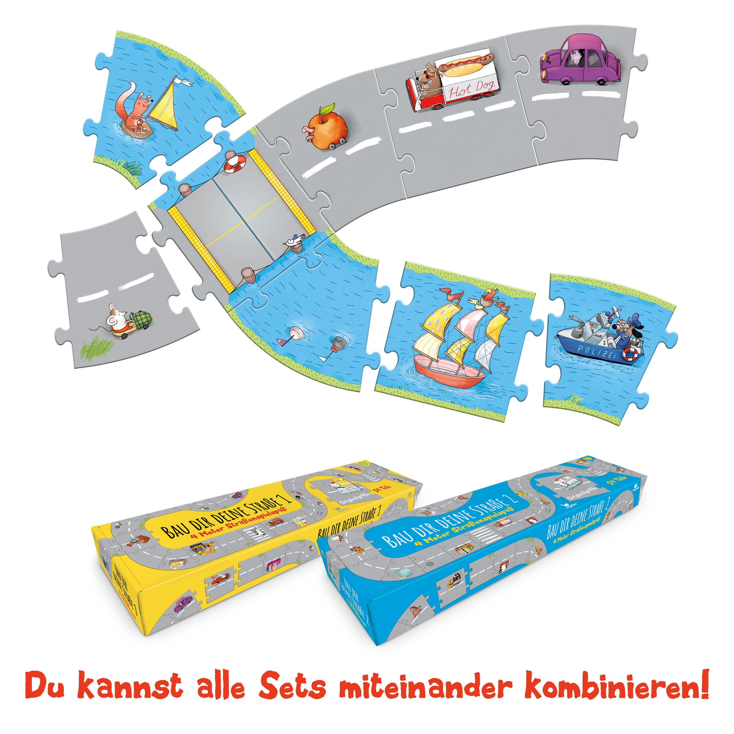 Bau dir deinen Fluss - 4 Meter Flussspielspaß