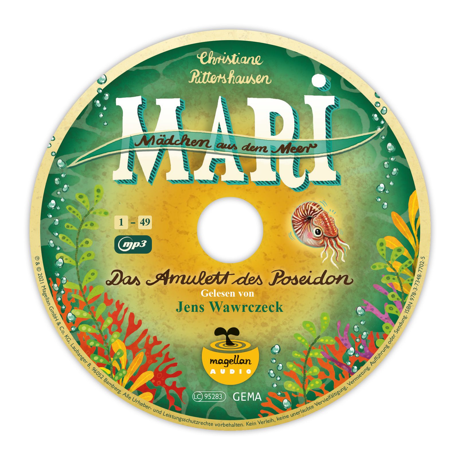 Mari - Mädchen aus dem Meer - Das Amulett des Poseidon (mp3-CD)