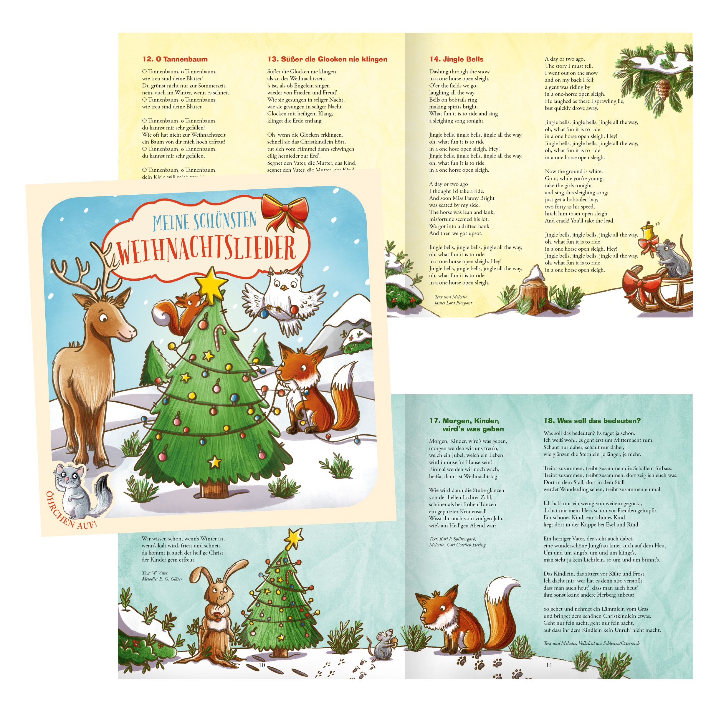 Öhrchen auf! Meine schönsten Weihnachtslieder (Audio-CD)