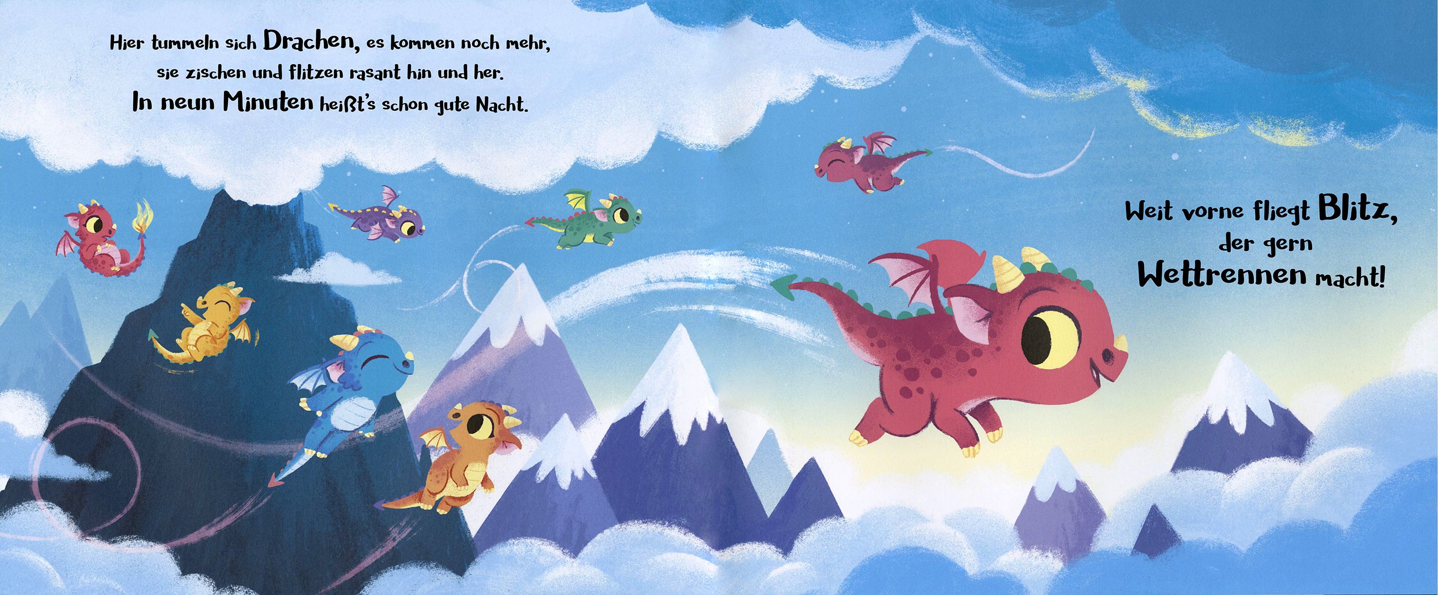 Nur noch zehn Minuten, kleiner Drache