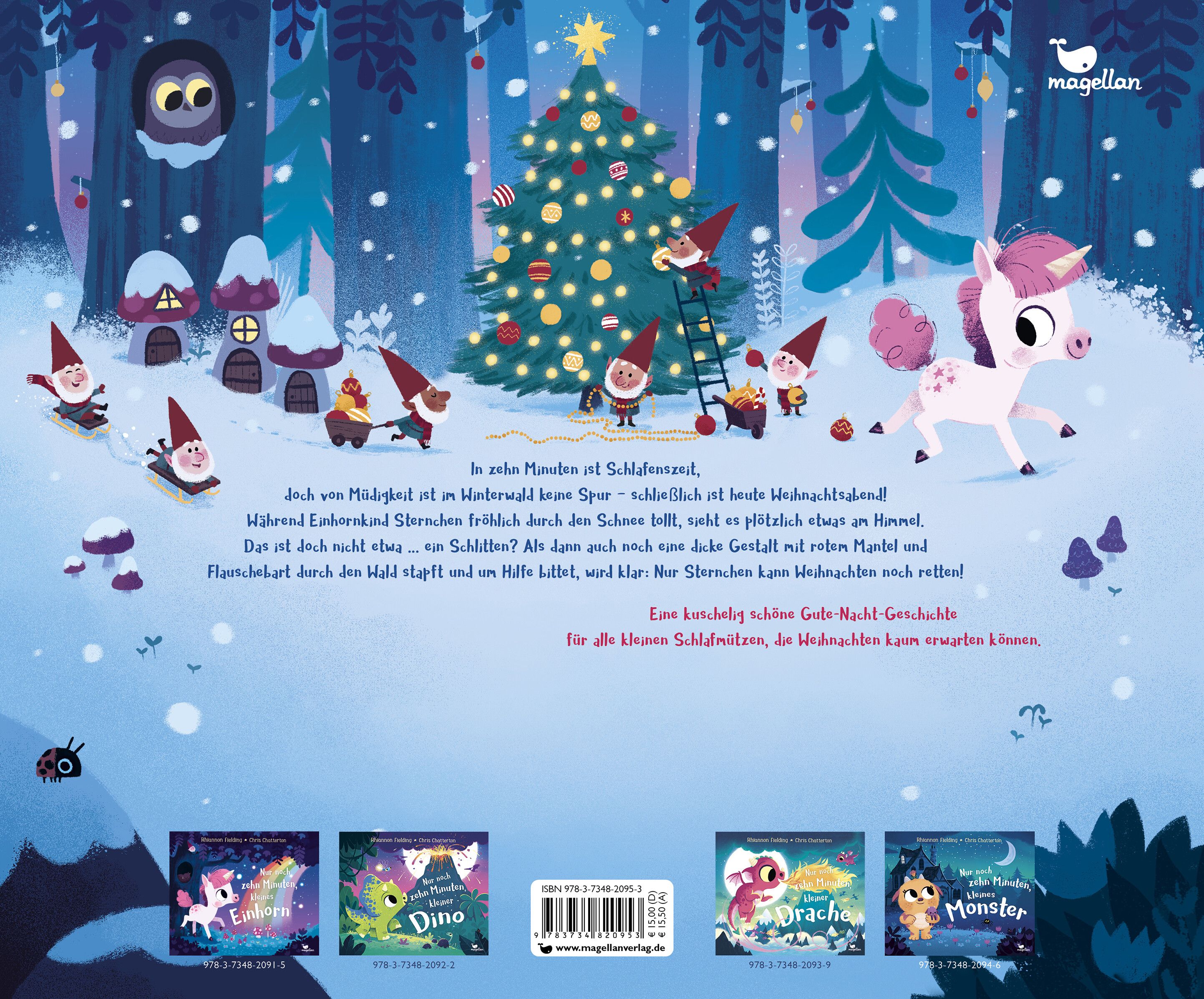 Nur noch zehn Minuten bis Weihnachten, kleines Einhorn