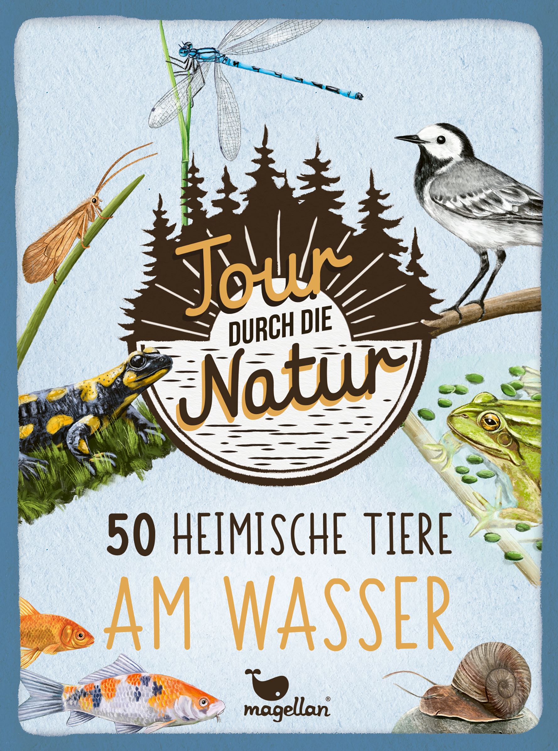Tour durch die Natur - 50 heimische Tiere am Wasser