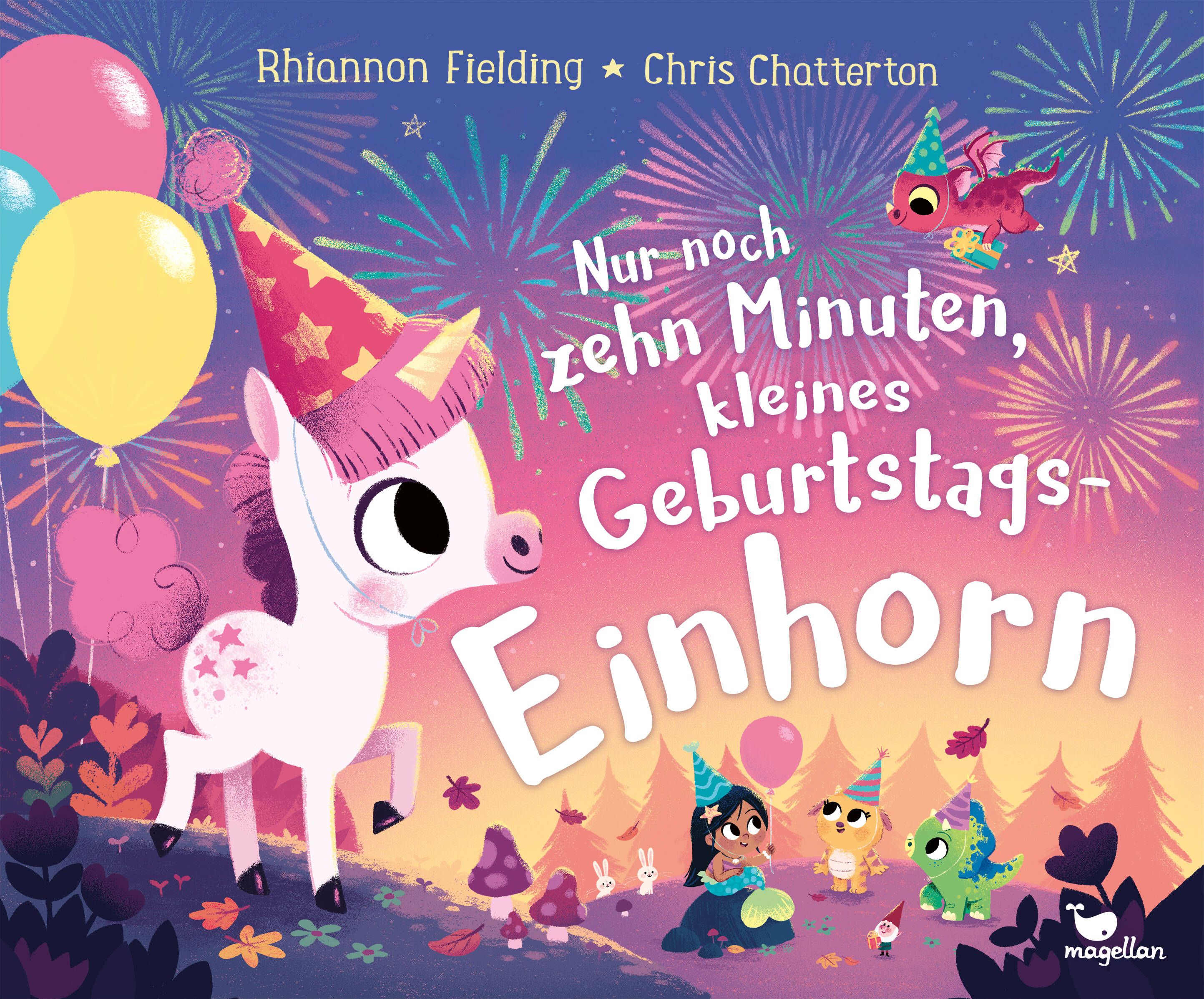 Nur noch zehn Minuten, kleines Geburtstagseinhorn