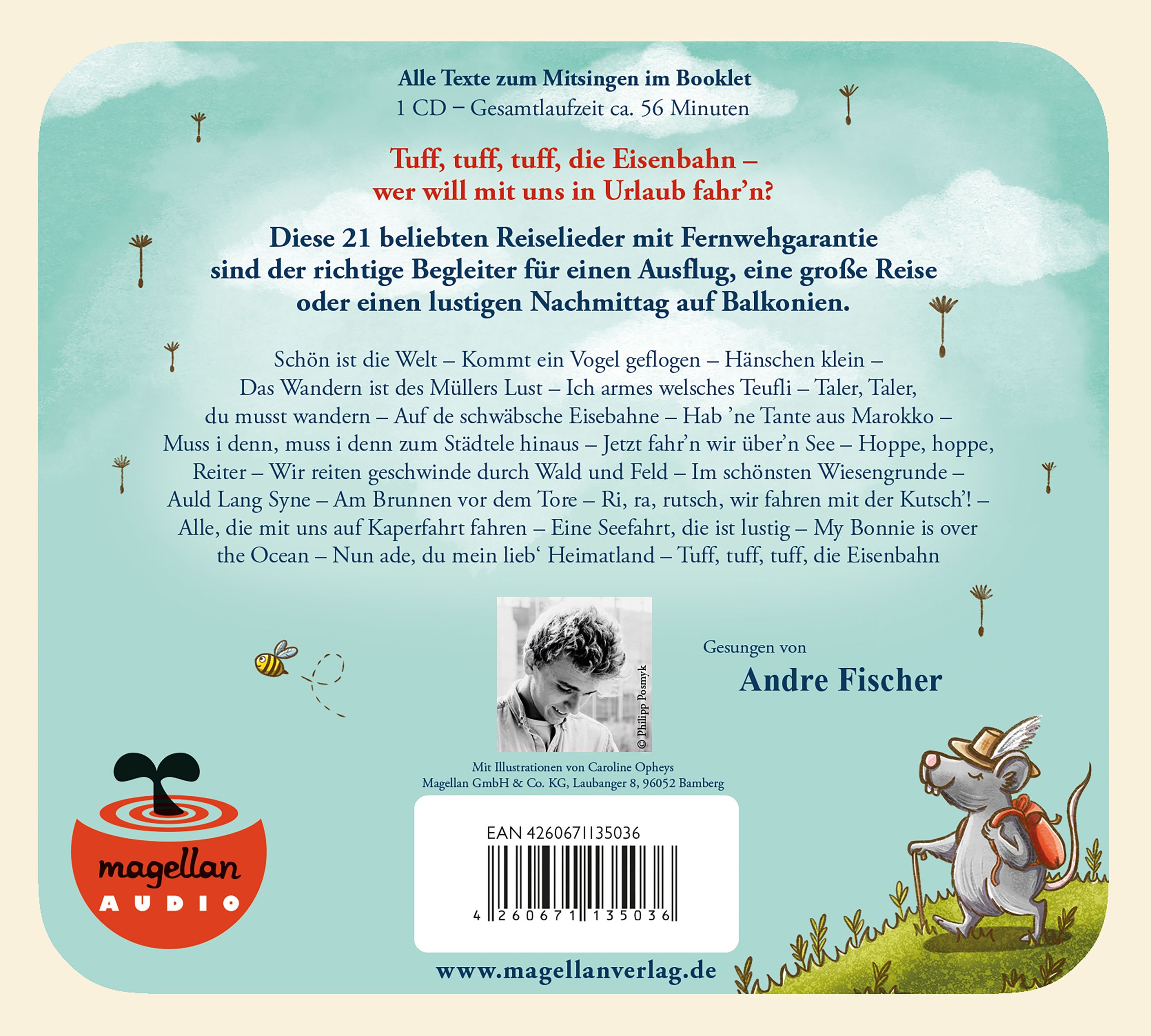 Öhrchen auf! Meine schönsten Reiselieder (Audio-CD)