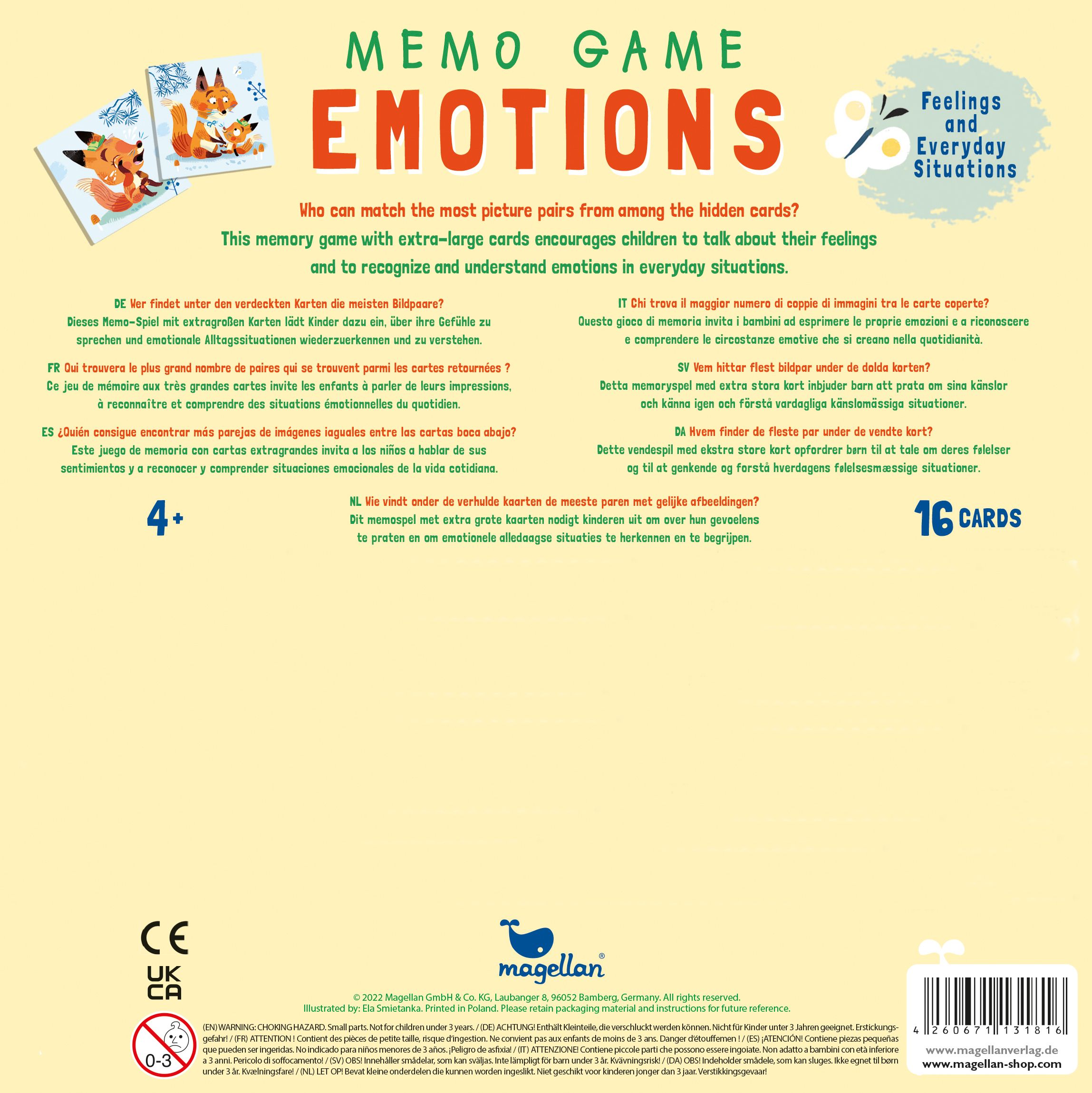 Memo Game - Emotions