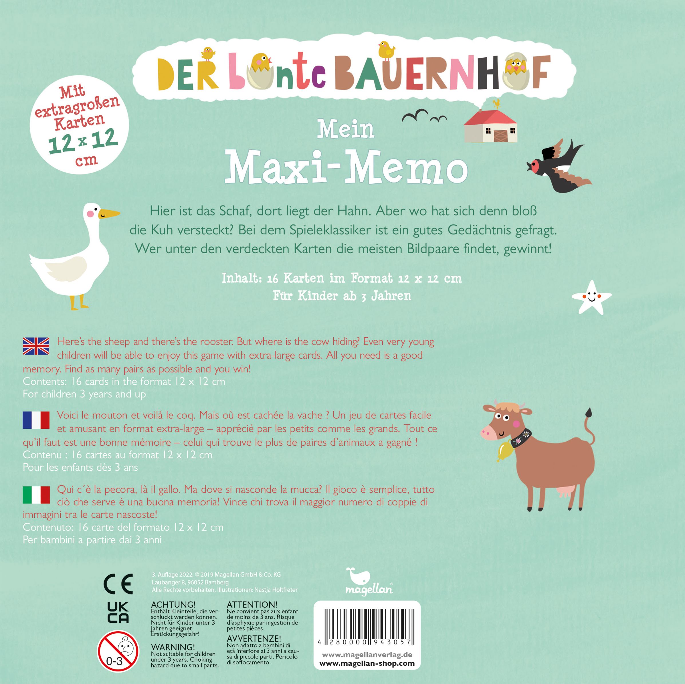 Der bunte Bauernhof - Mein Maxi-Memo