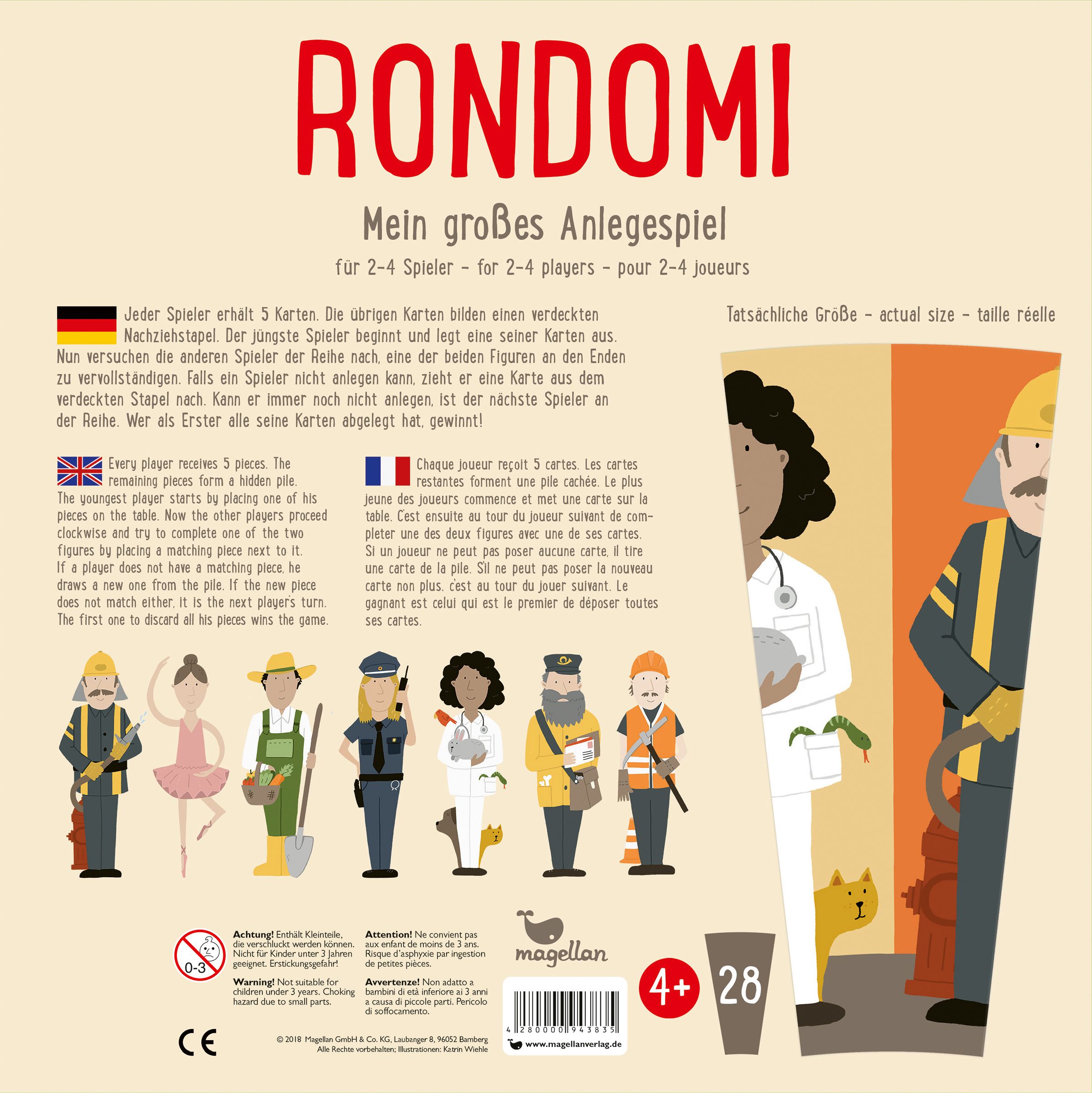 Rondomi - Mein großes Anlegespiel - Berufe