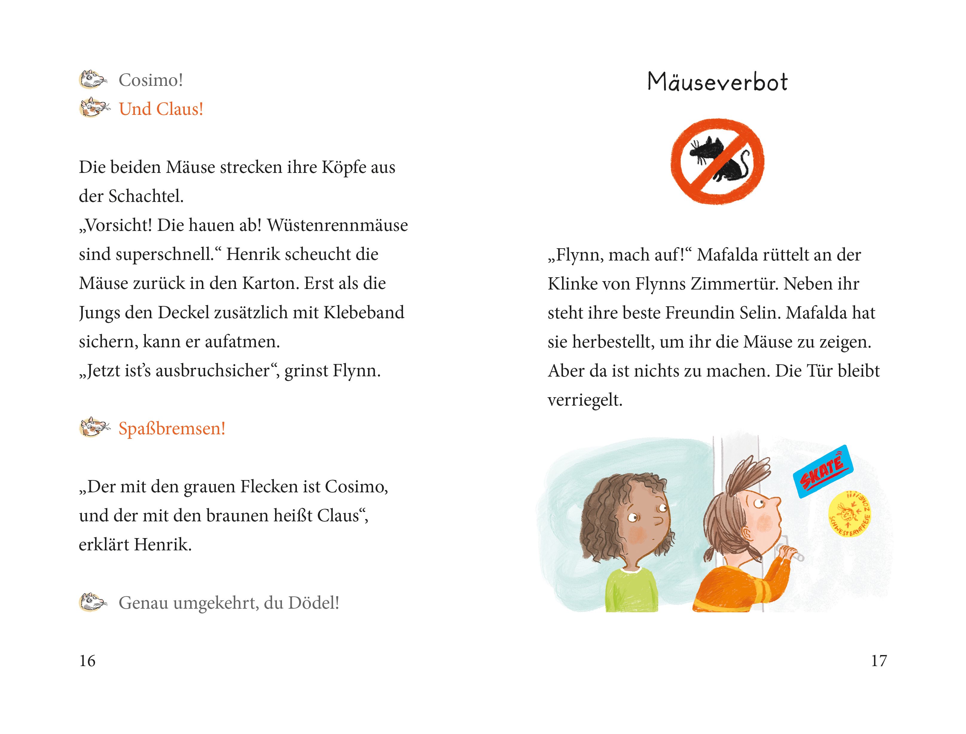 Mafalda mittendrin - Zwei Mäuse auf der Flucht