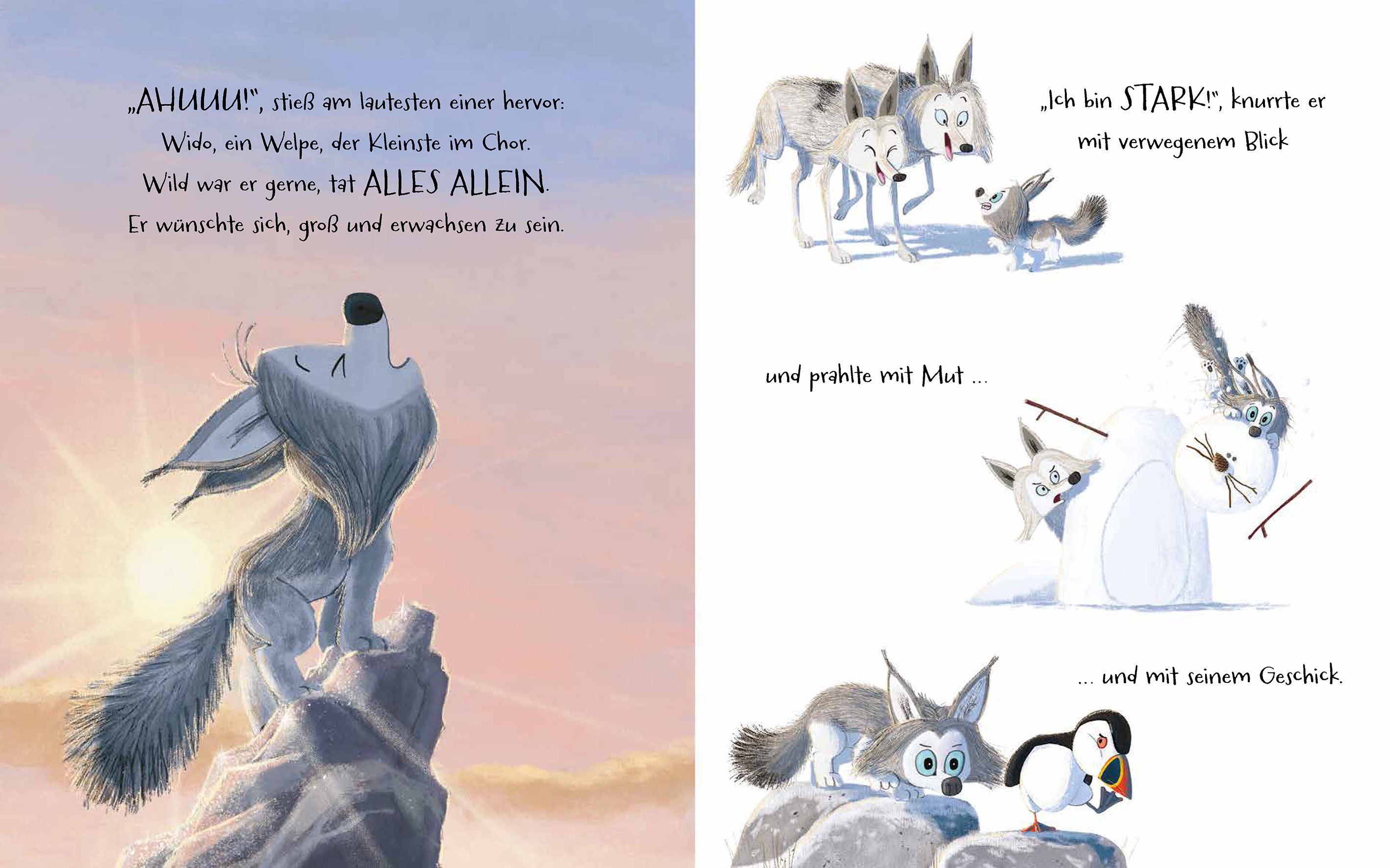Kleiner Wolf in weiter Welt