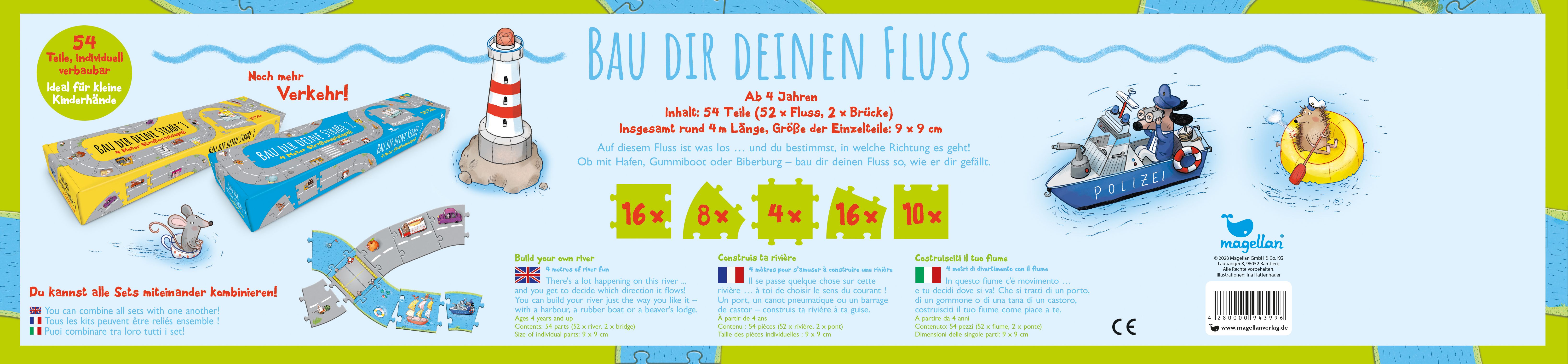 Bau dir deinen Fluss - 4 Meter Flussspielspaß