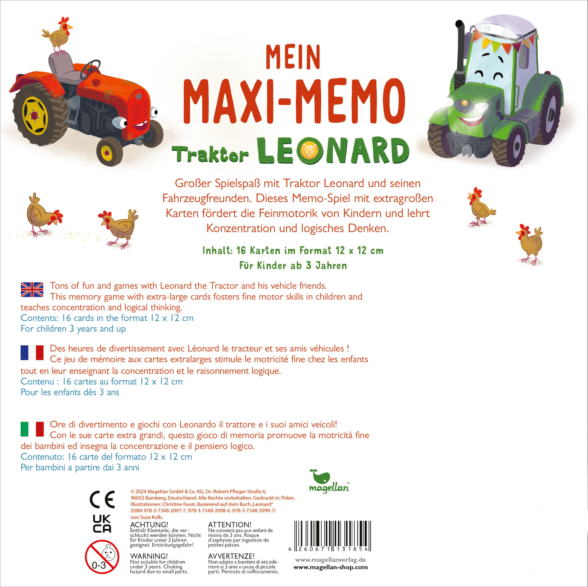 Mein Maxi-Memo - Traktor Leonard