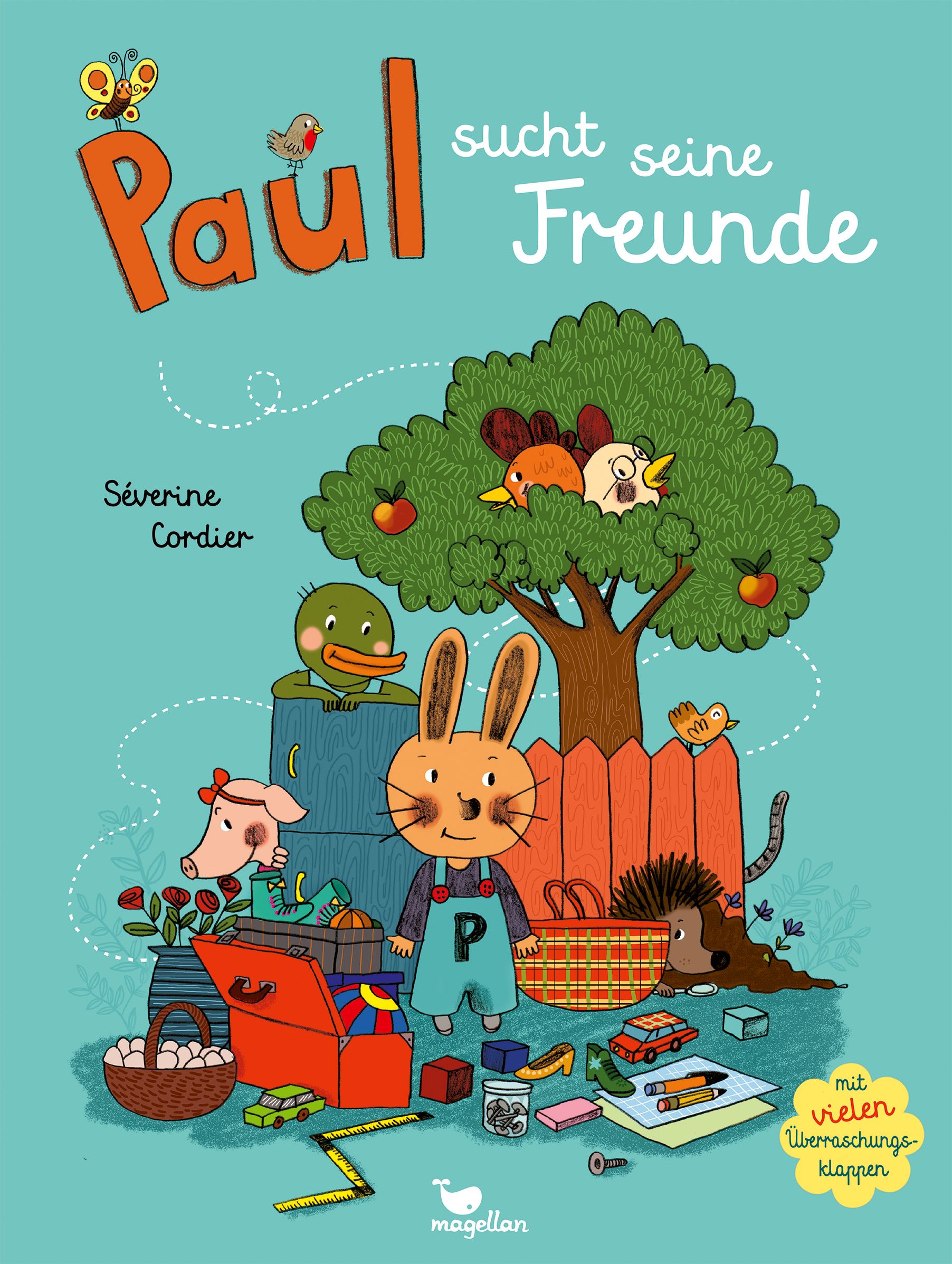 Cover Paul sucht seine Freunde Pappbilderbuch von Séverine Cordier