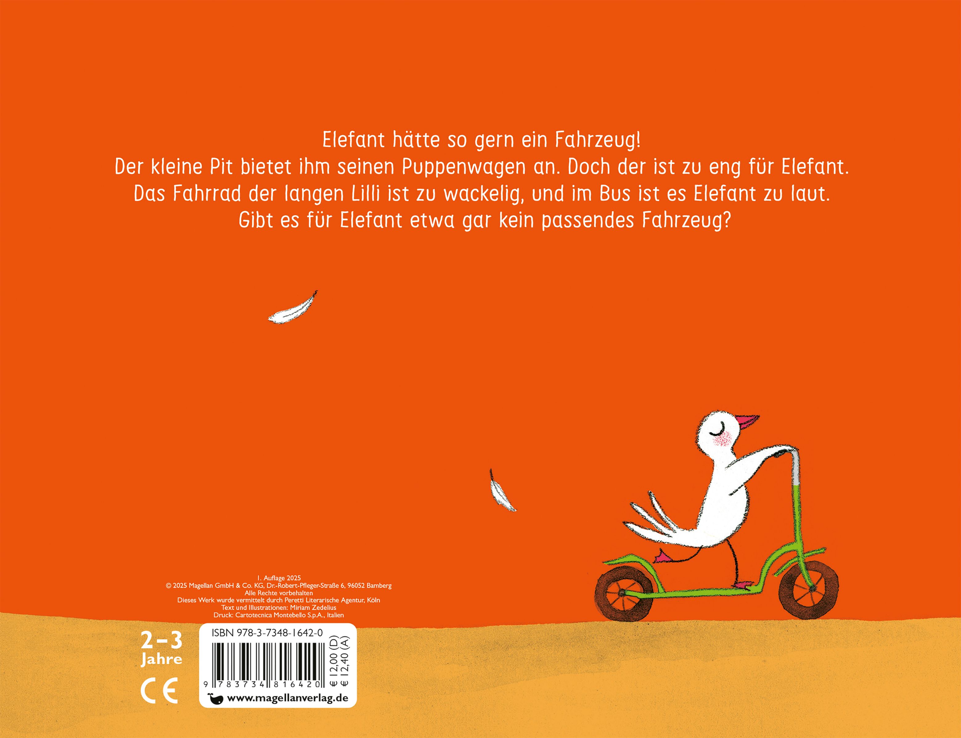 Elefant fährt los