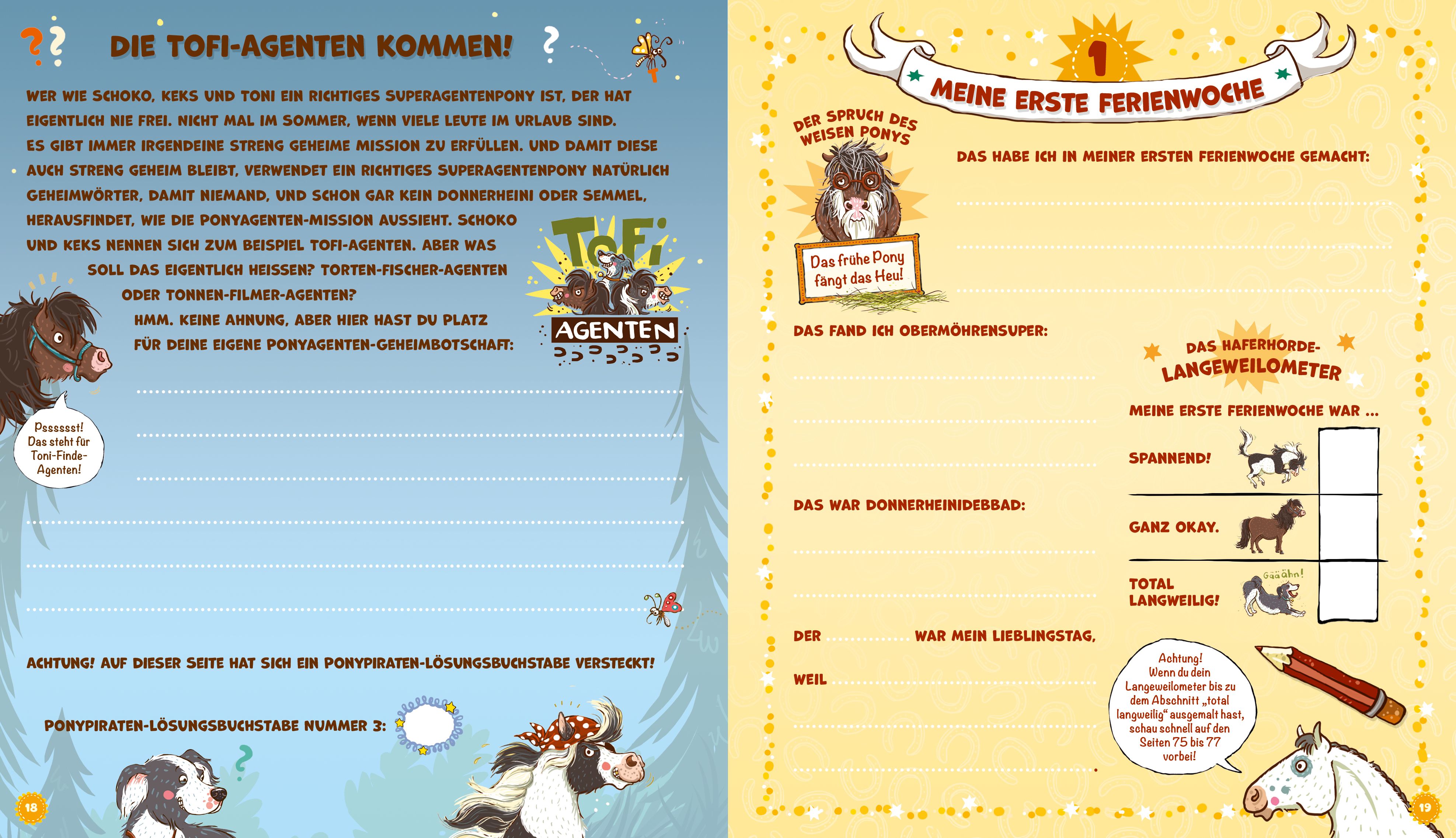 Mein Haferhorde-Ferienbuch