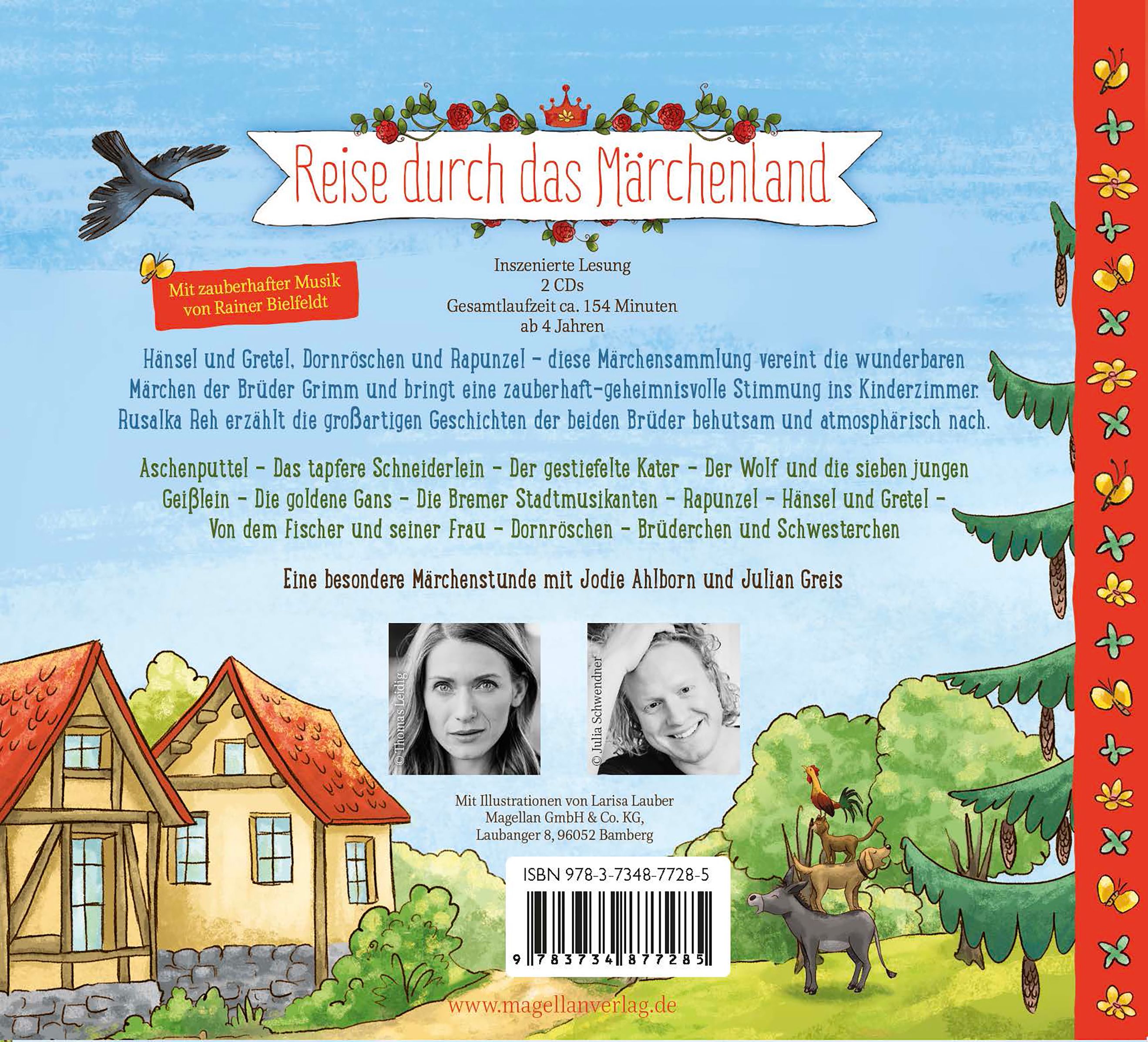Reise durch das Märchenland - Die wunderbaren Märchen der Brüder Grimm (Audio-CD)