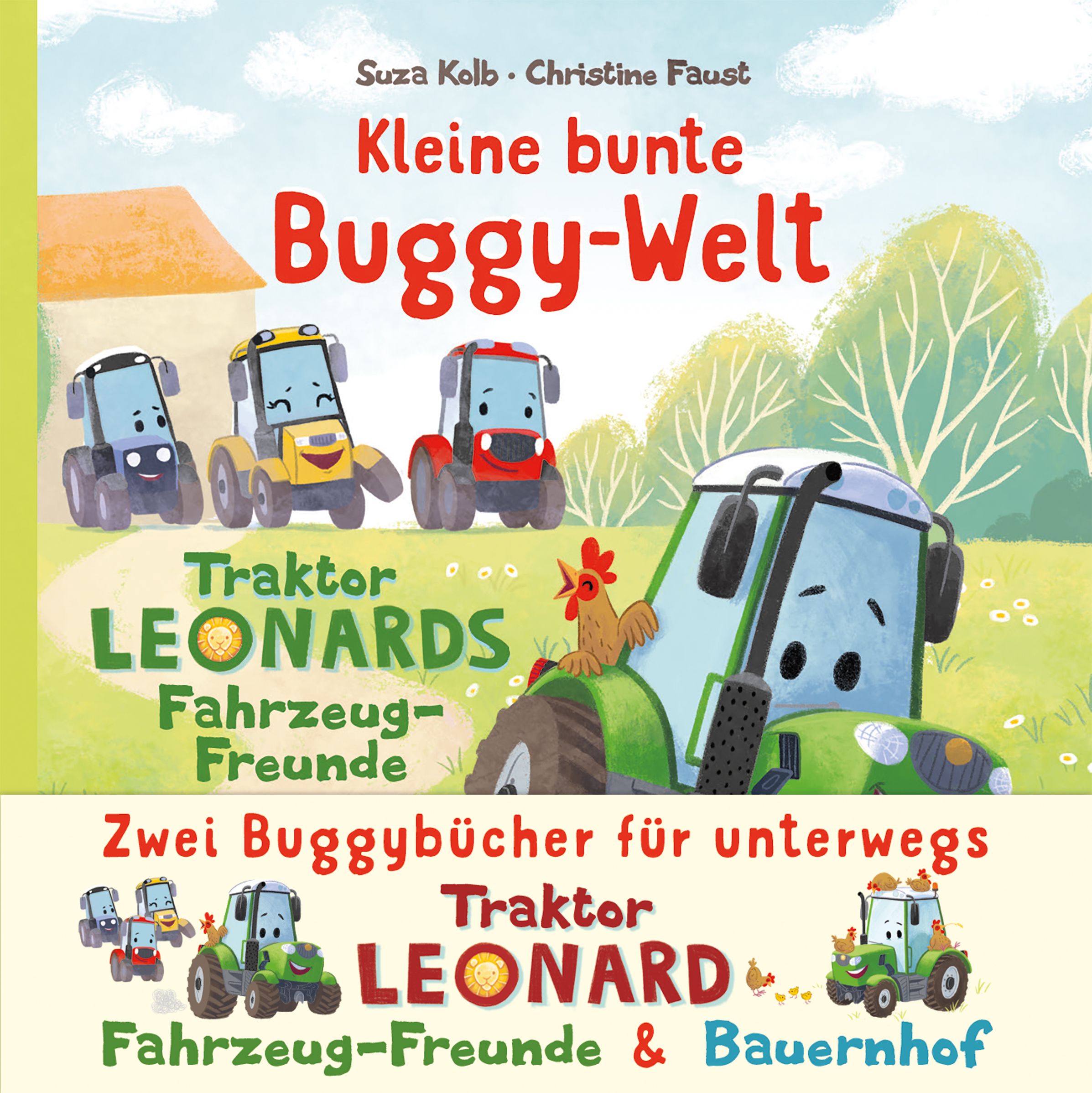 Kleine bunte Buggy-Welt - Traktor Leonards Fahrzeug-Freunde & Traktor Leonards Bauernhof