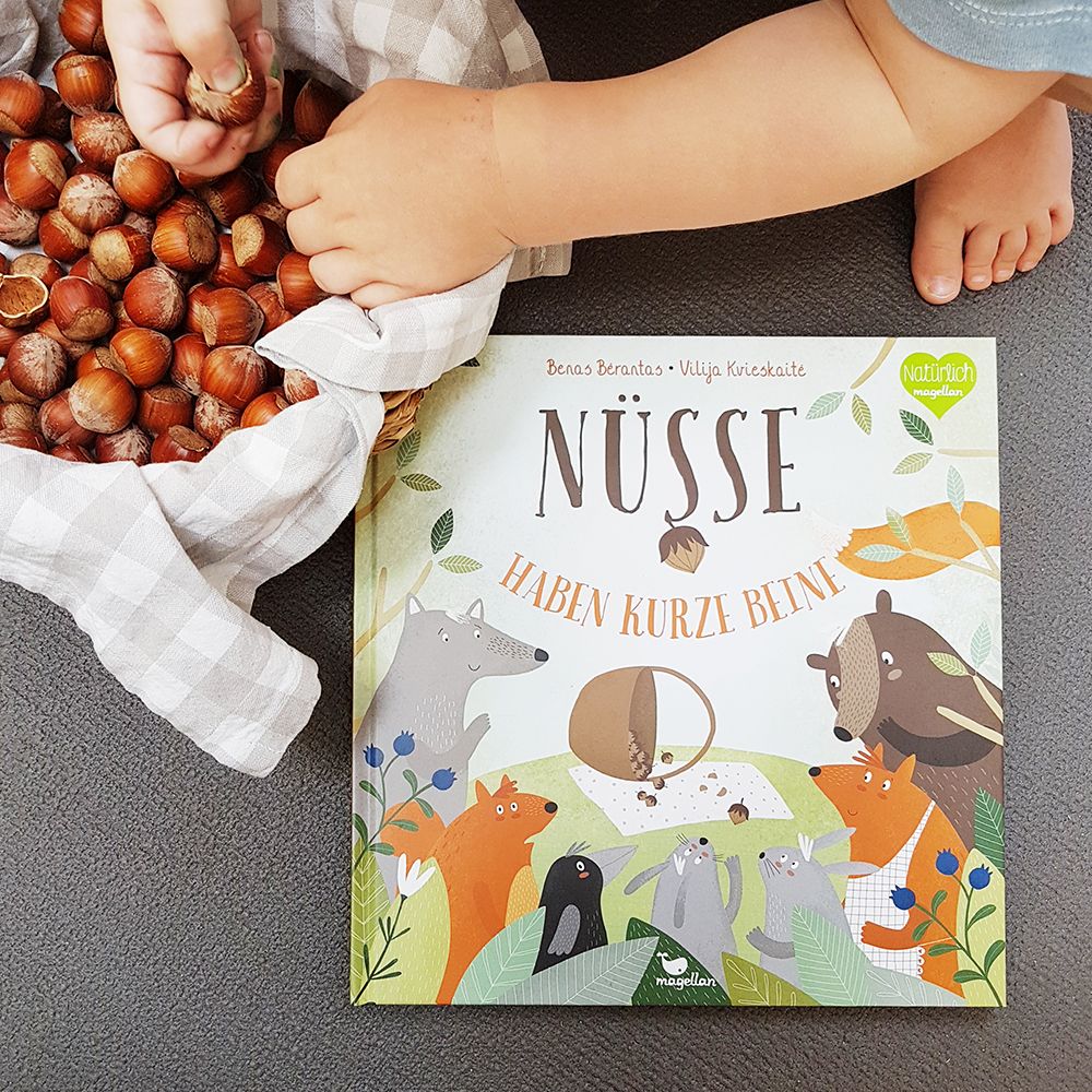 Nüsse haben kurze Beine