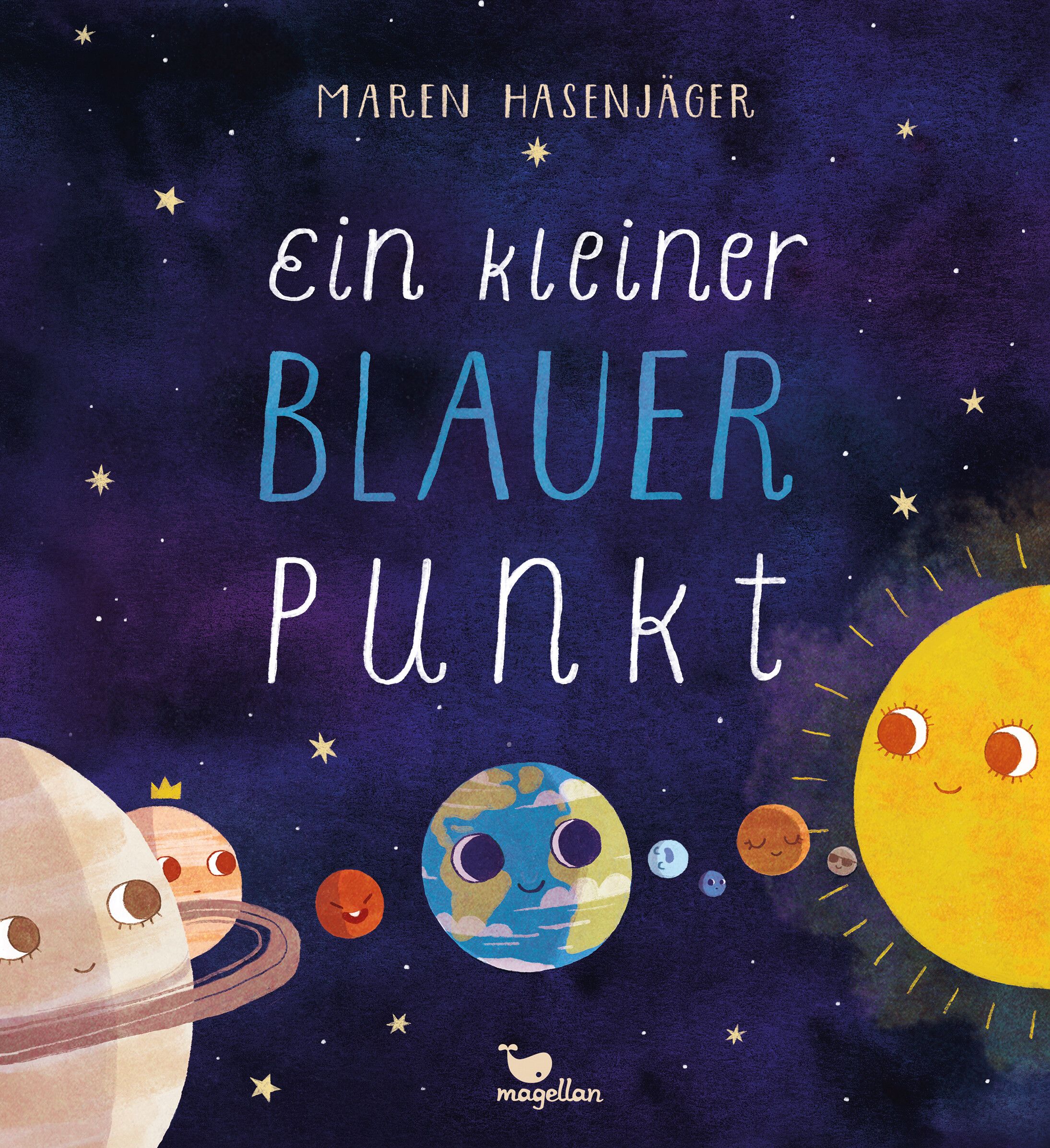 Ein kleiner blauer Punkt