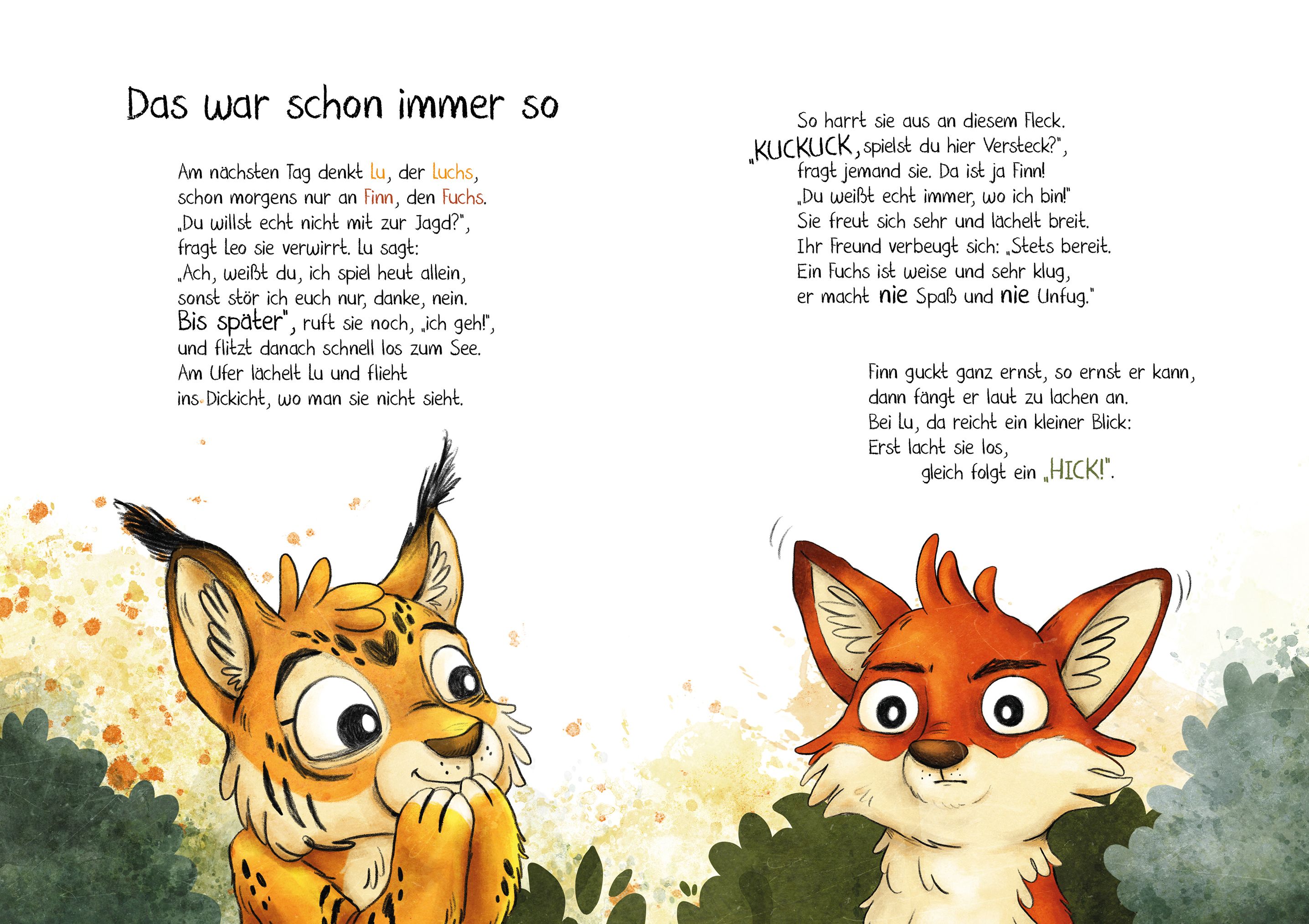 Fuchs und Luchs - Freundschaft mit Schluckauf