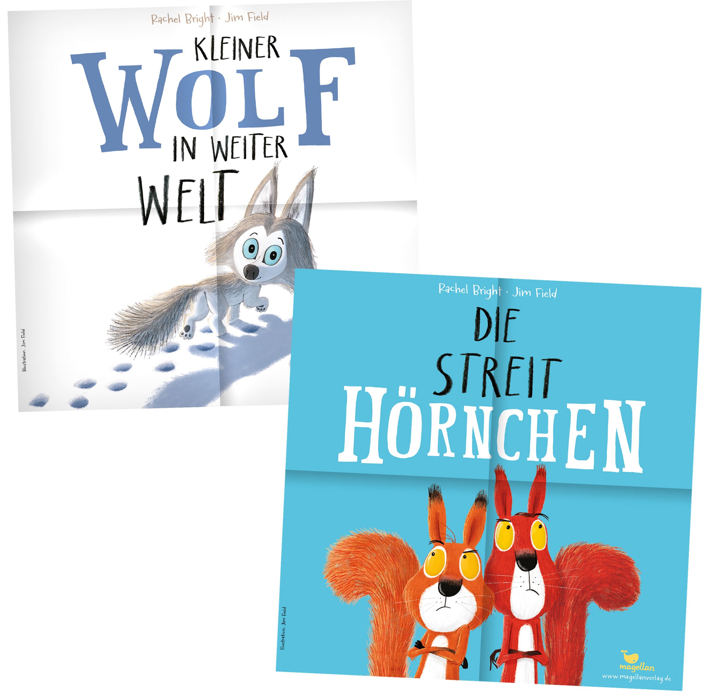 Die Streithörnchen / Kleiner Wolf in weiter Welt (Audio-CD)