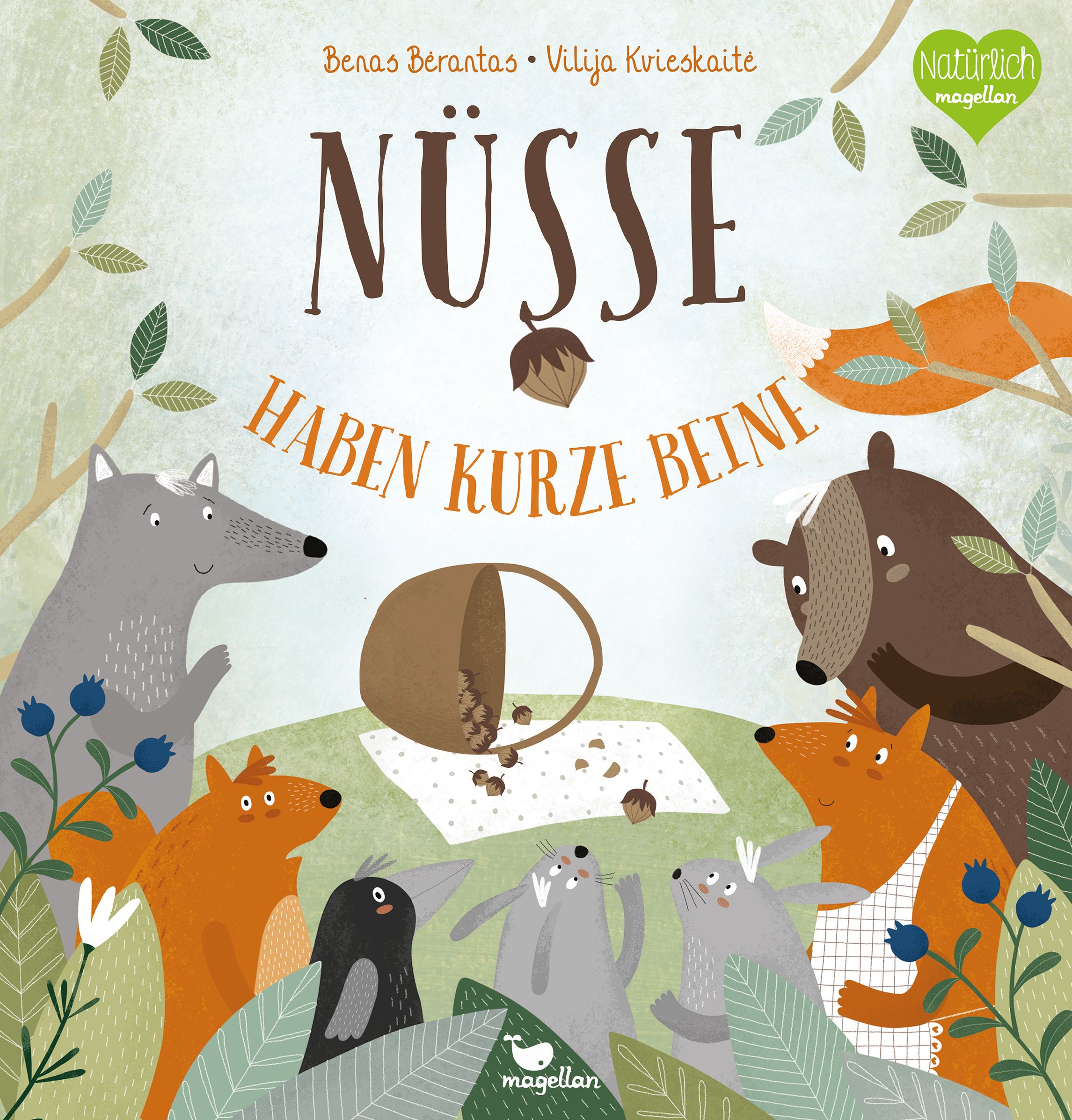Nüsse haben kurze Beine