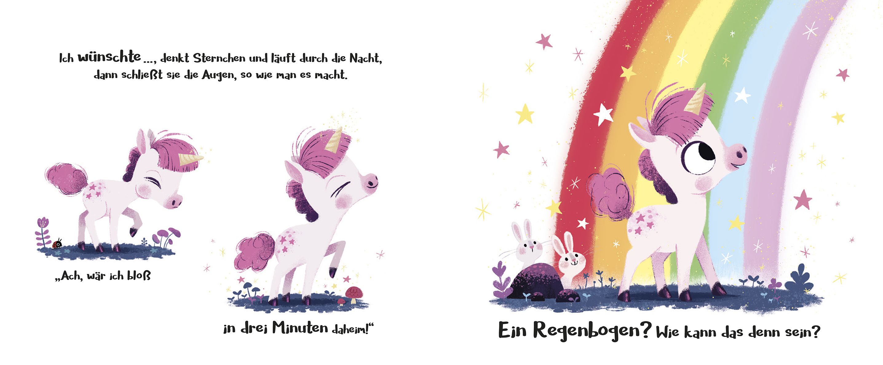 Nur noch zehn Minuten, kleines Einhorn