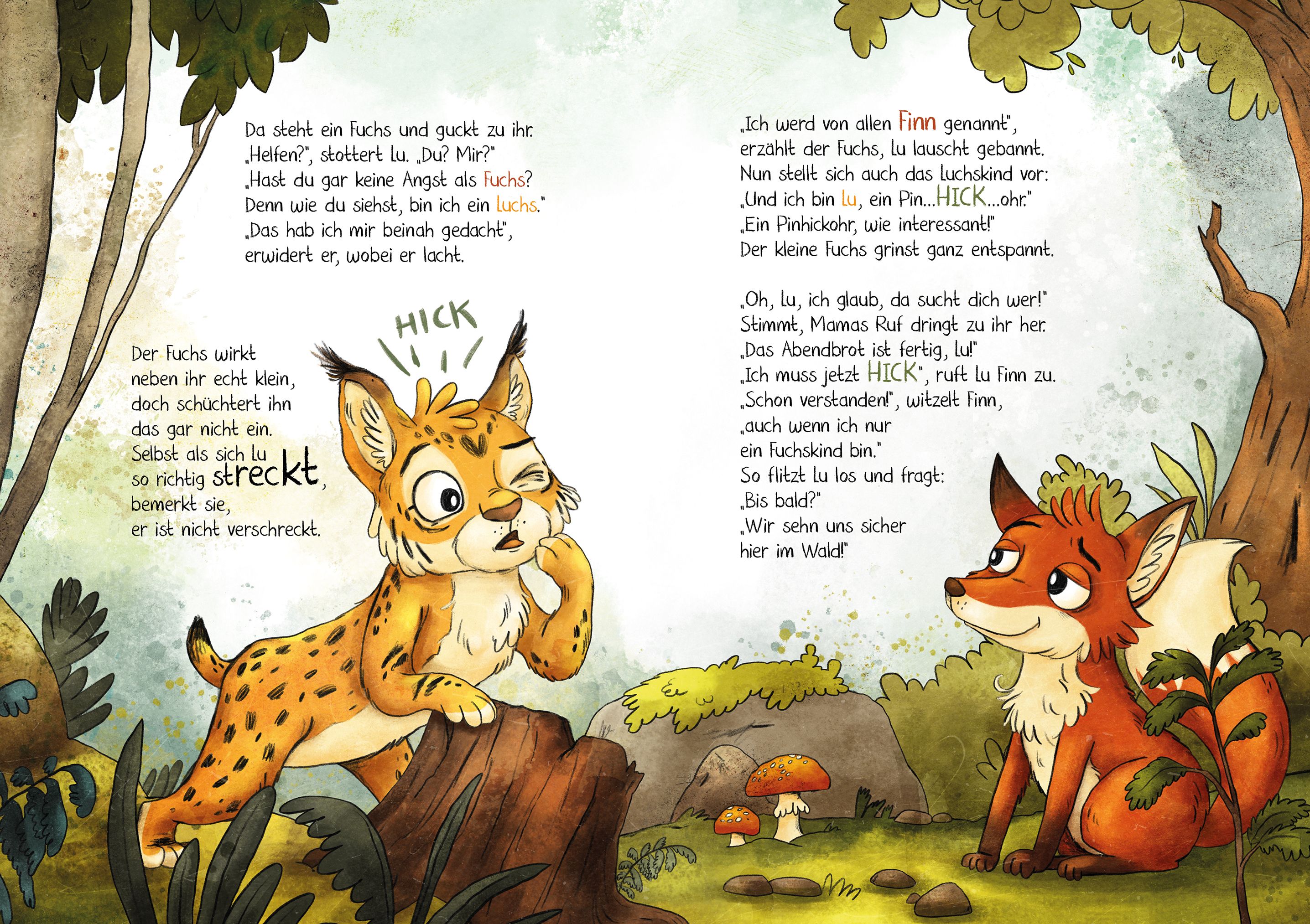 Fuchs und Luchs - Freundschaft mit Schluckauf
