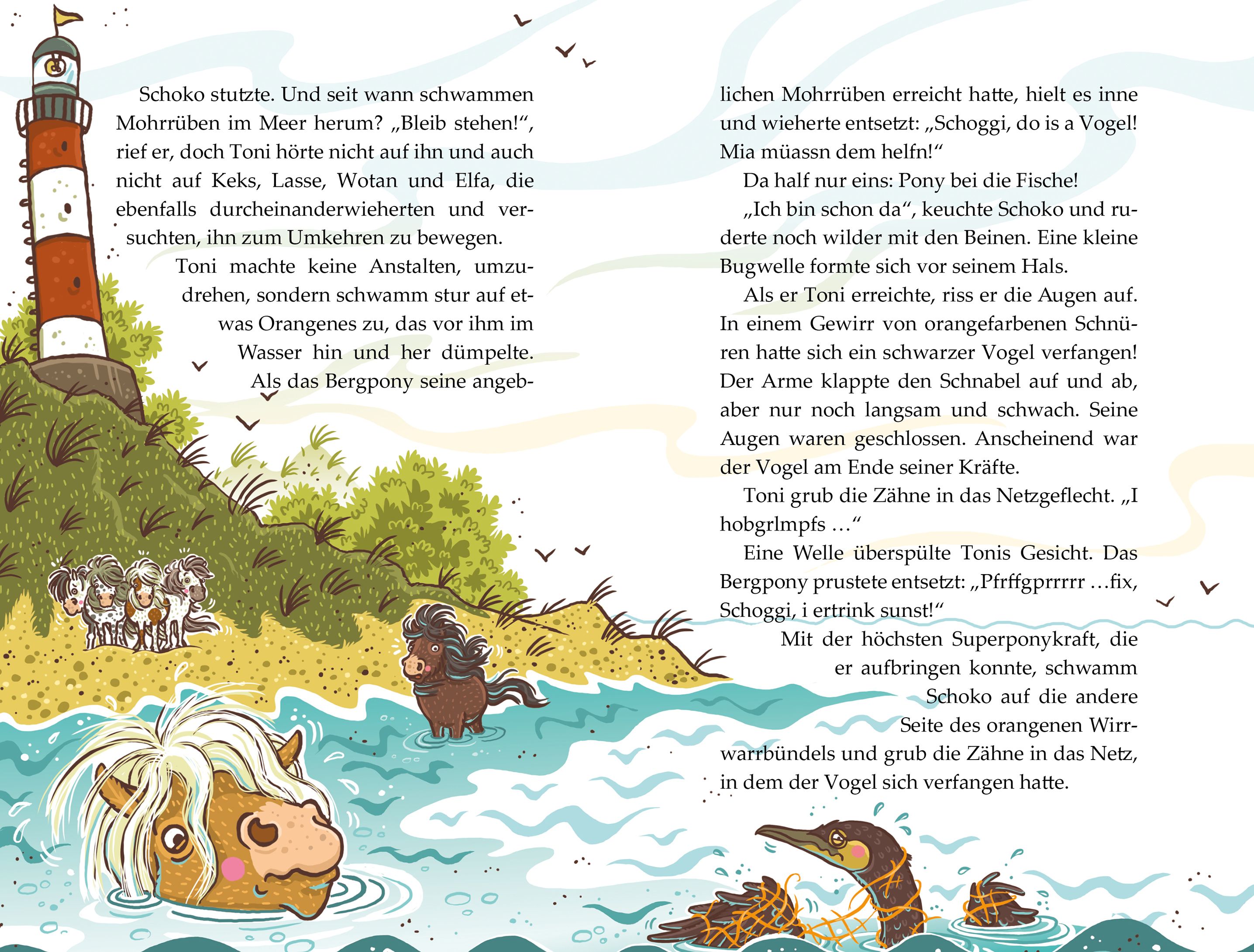 Die Haferhorde - Pony bei die Fische