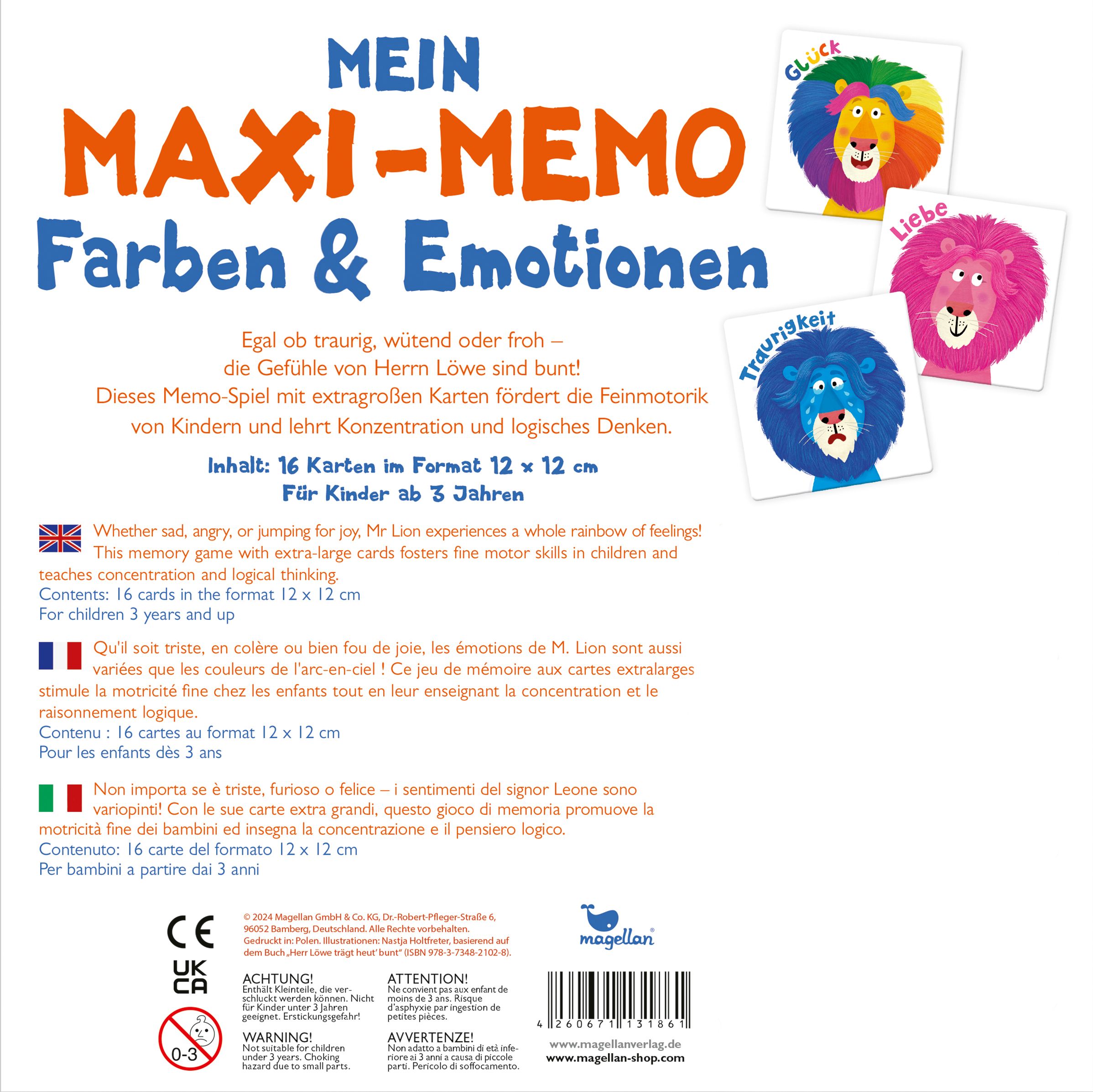 Mein Maxi-Memo - Farben & Emotionen