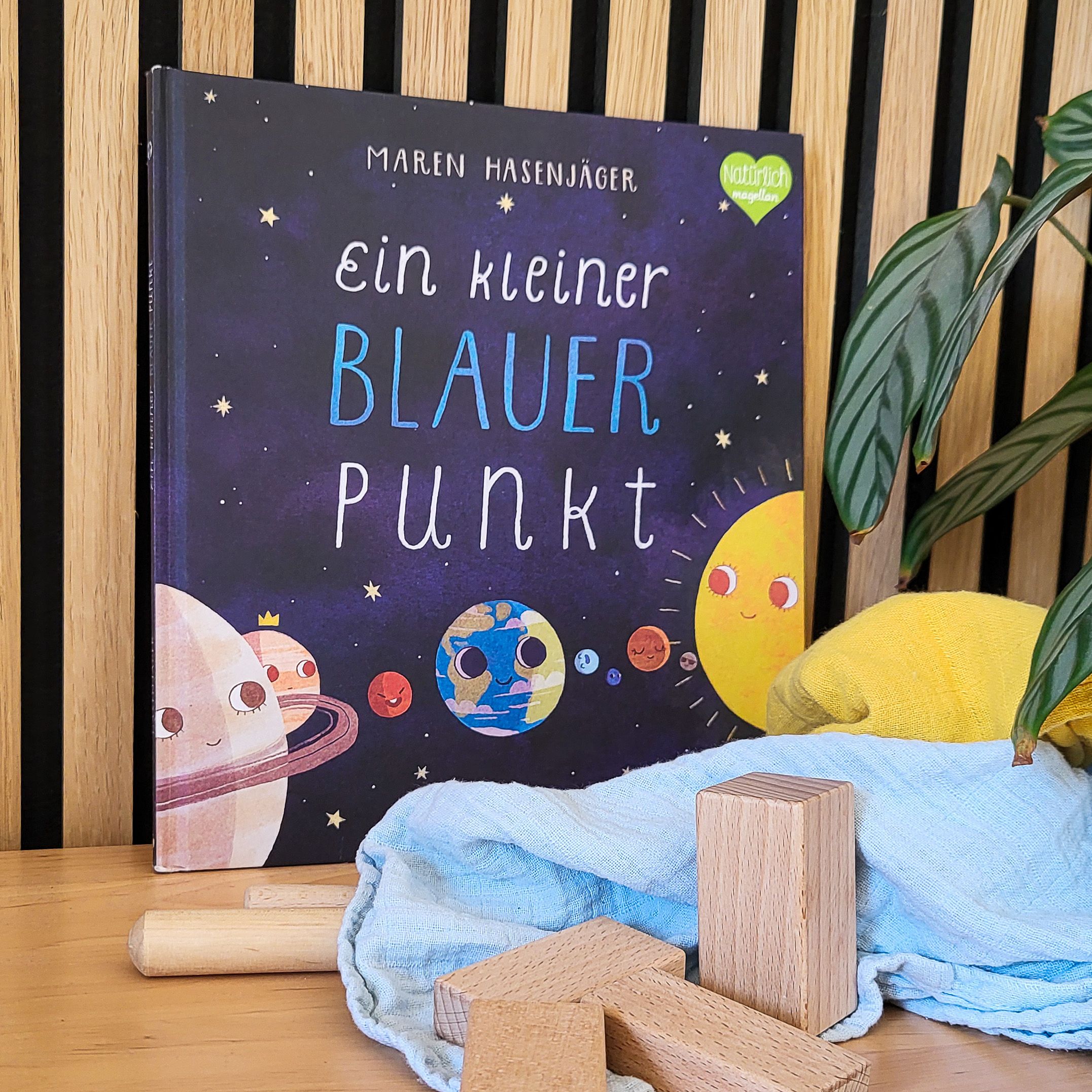 Ein kleiner blauer Punkt