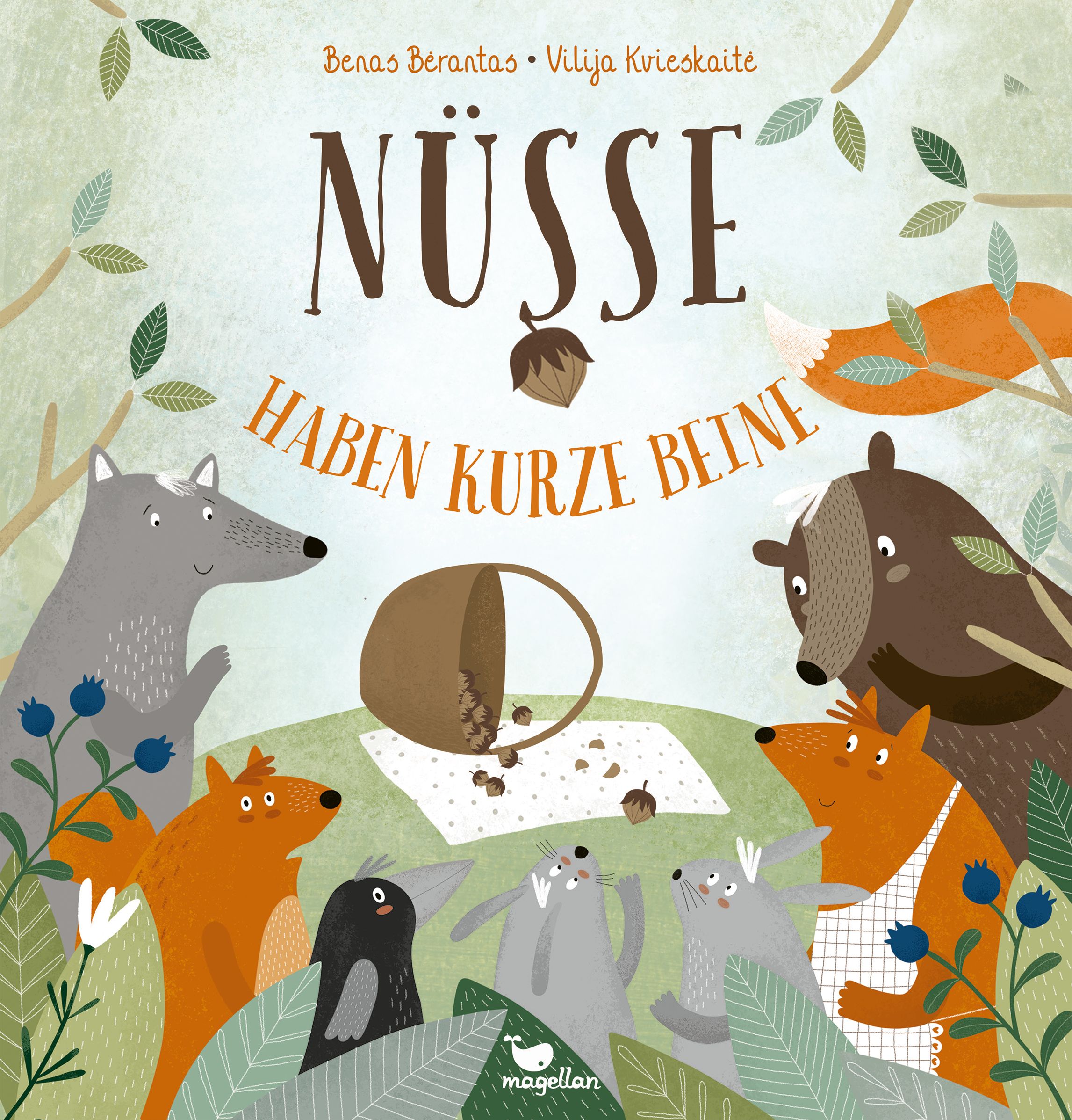 Nüsse haben kurze Beine