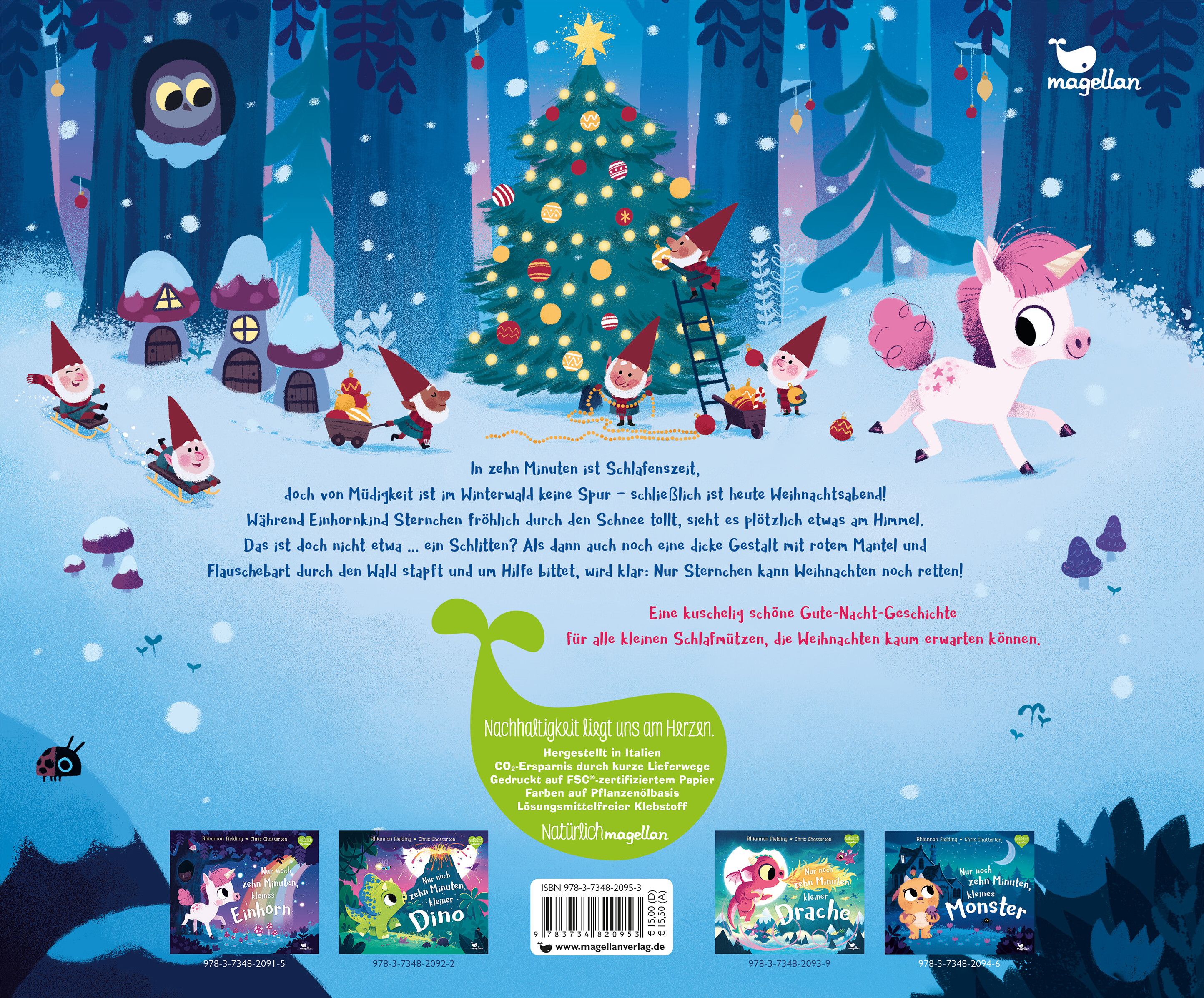 Nur noch zehn Minuten bis Weihnachten, kleines Einhorn