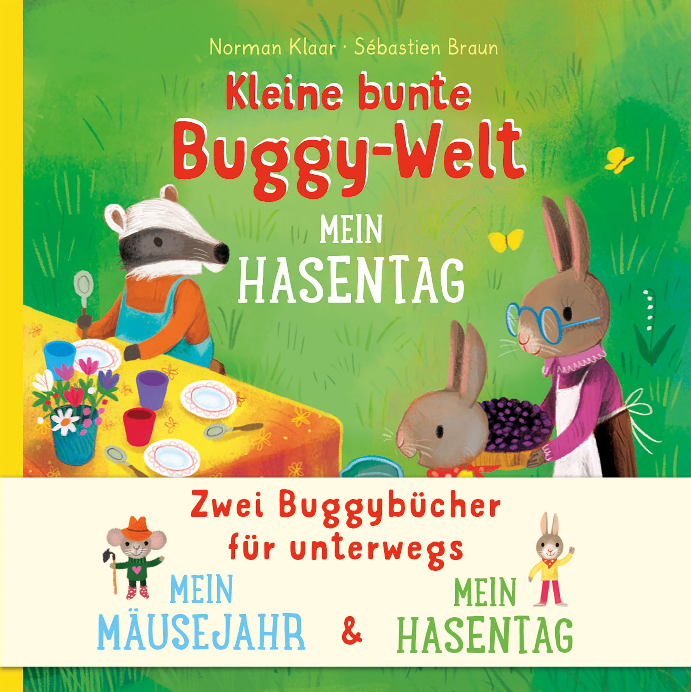 Kleine bunte Buggy-Welt - Mein Hasentag & Mein Mäusejahr