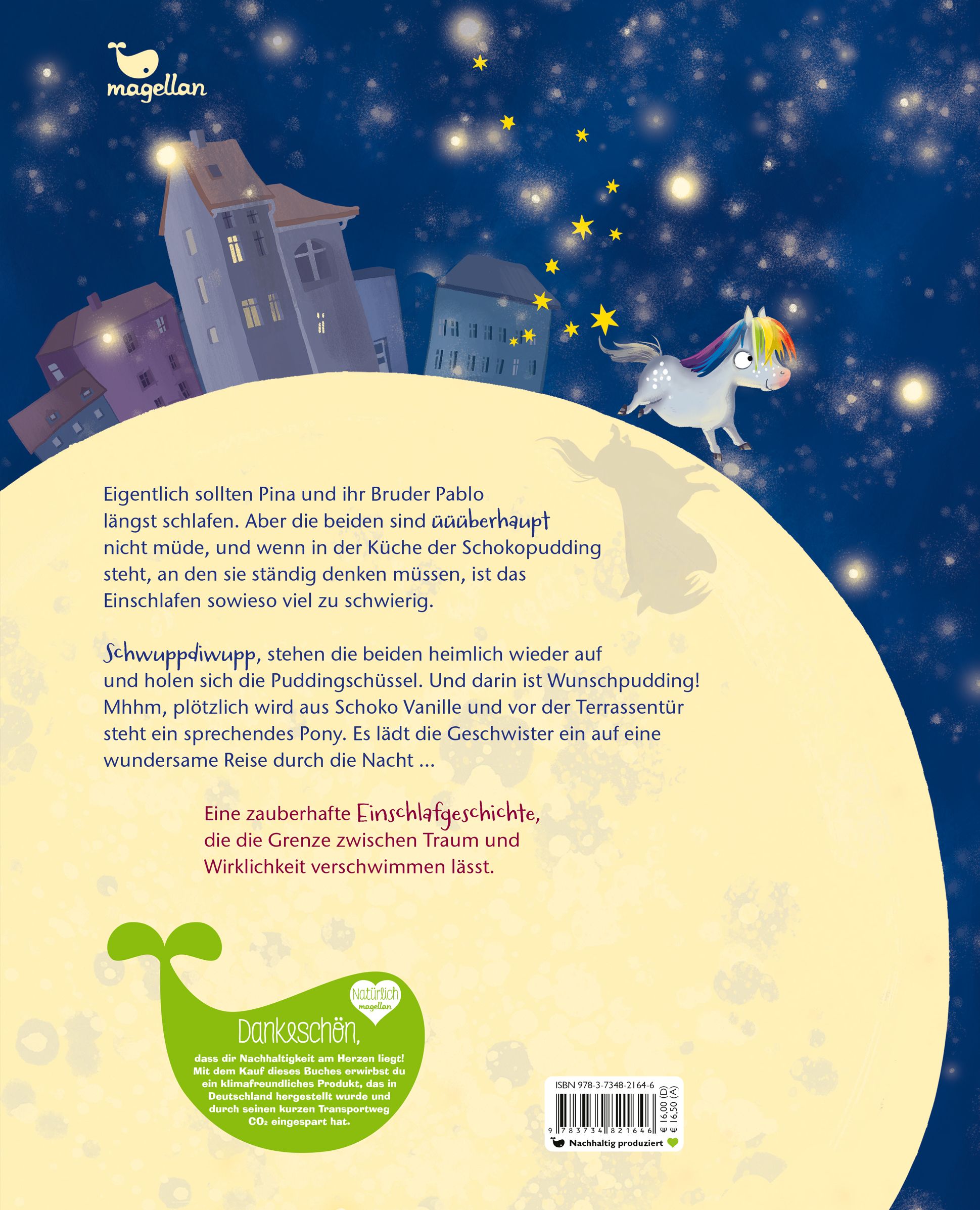 Pony, Mond und Sterne