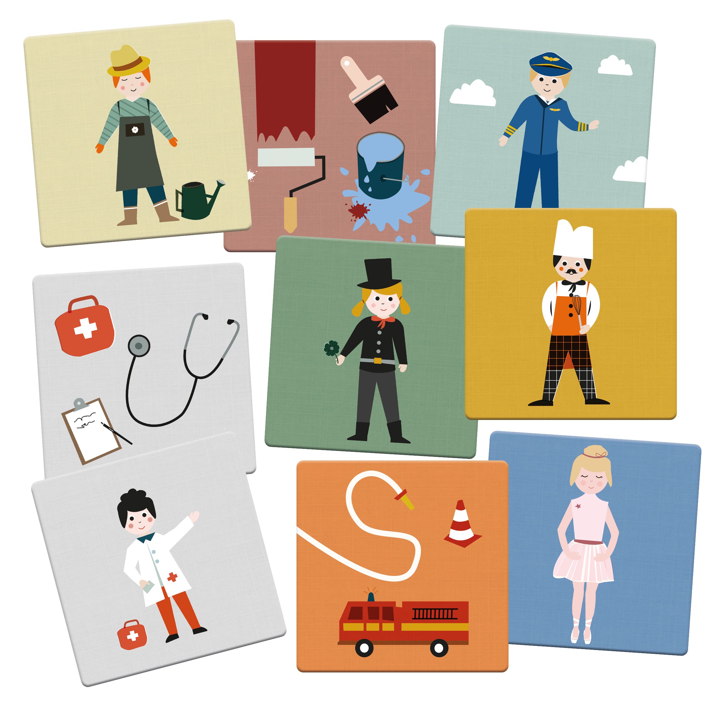 My Maxi-Memo – What Belongs Together? – Professions